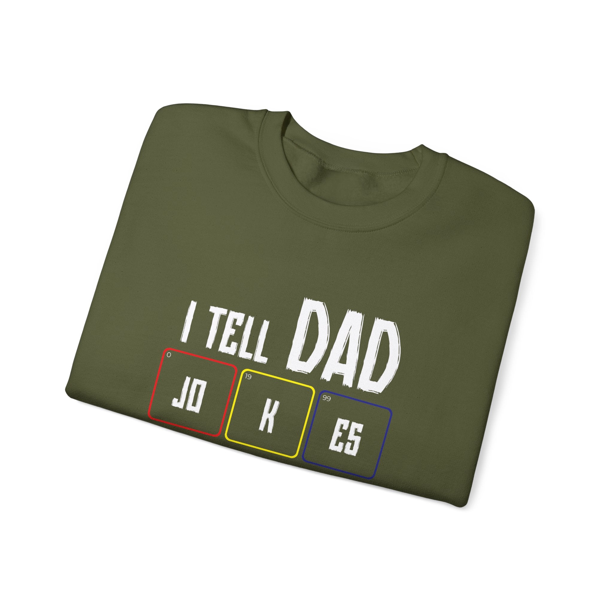 Periodic Dad Jokes Men's Sweatshirt