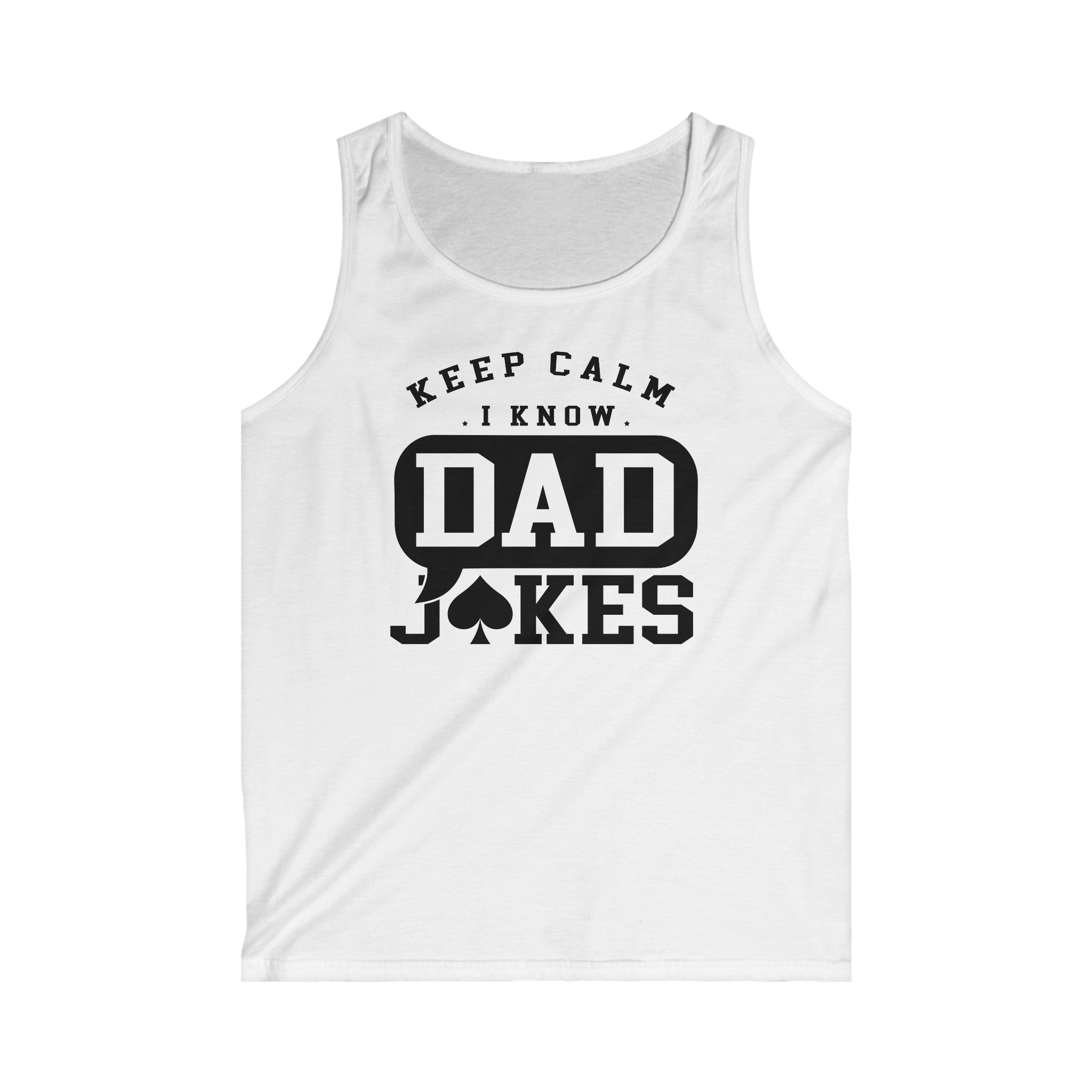 Keep Calm I Know Dad Jokes Men's Tank Top