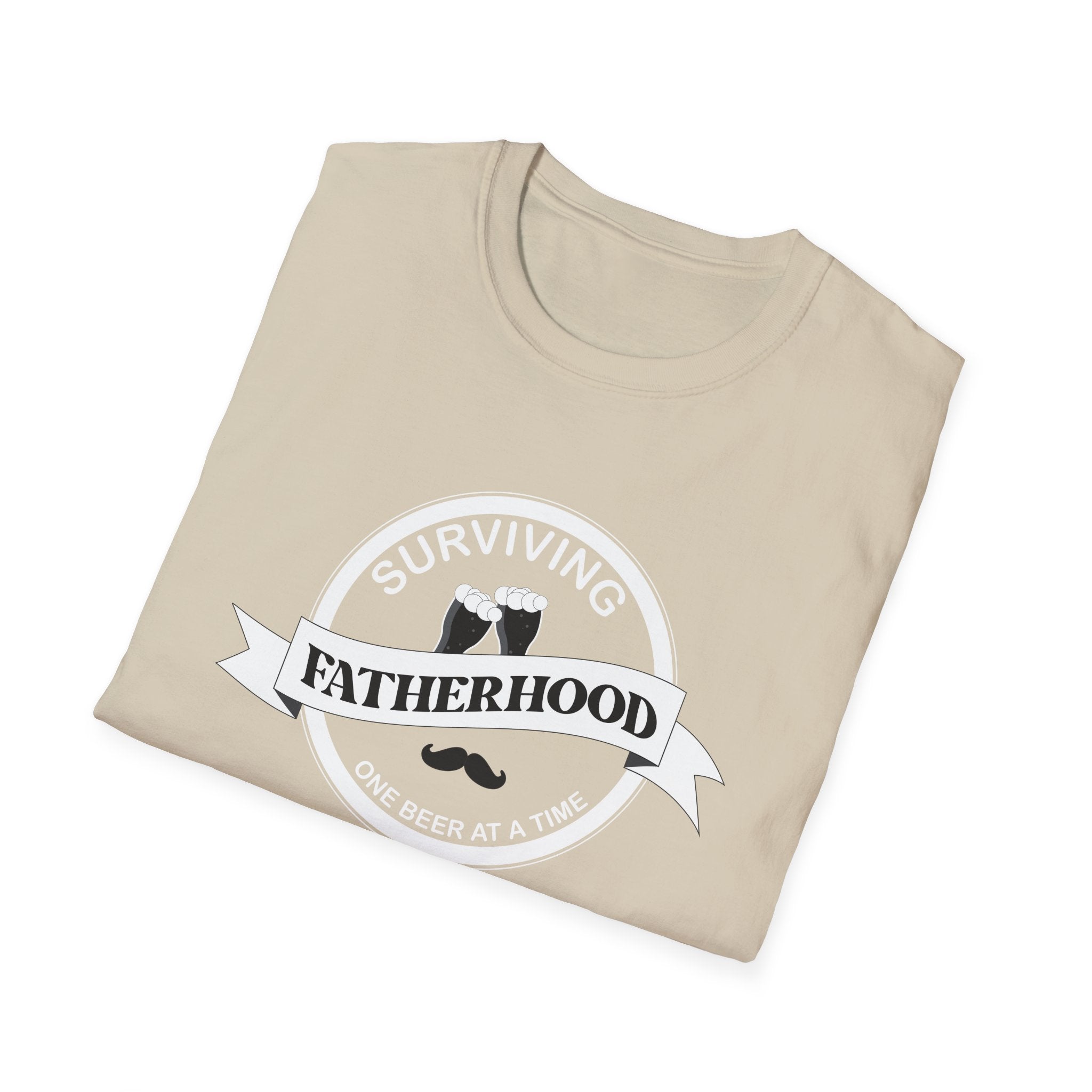 Surviving Fatherhood One Beer At A Time Men's T-Shirt