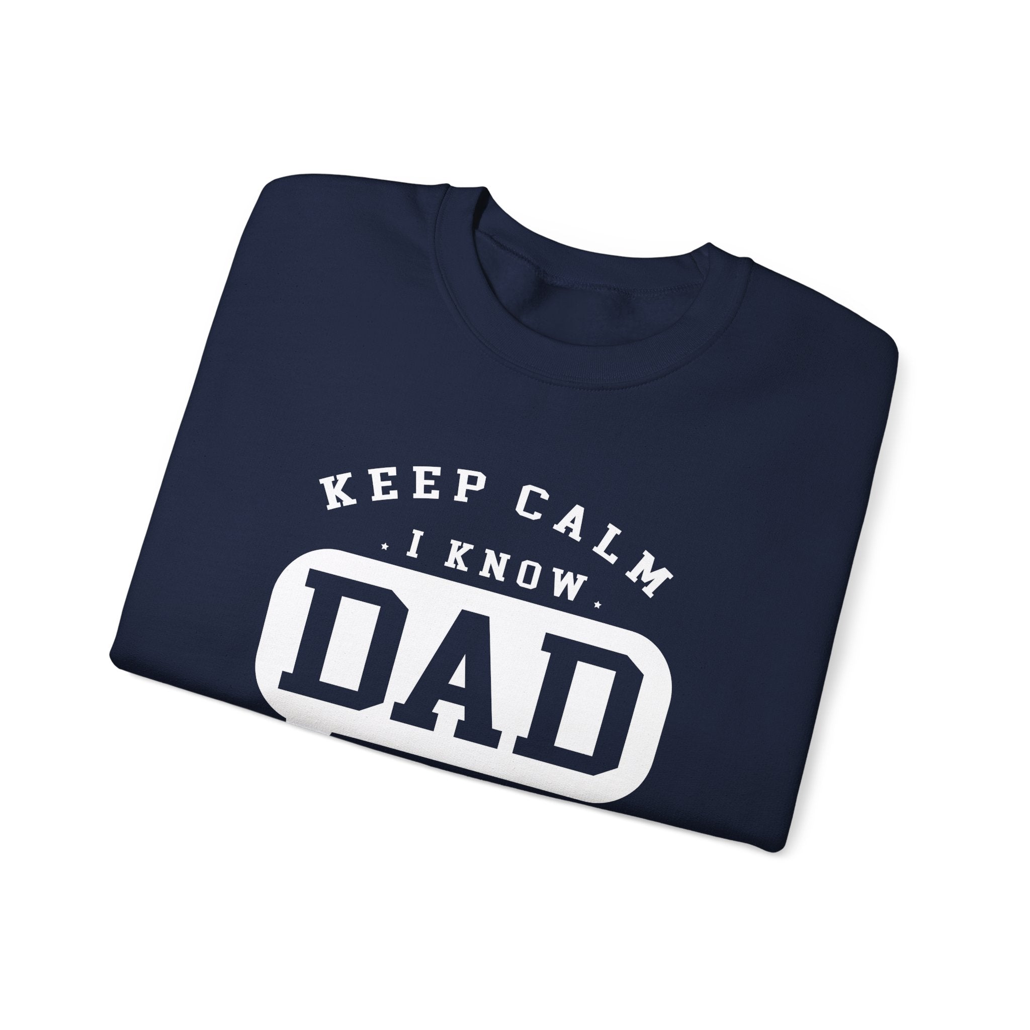 Calm Down I Know Dad Jokes Men's Sweatshirt
