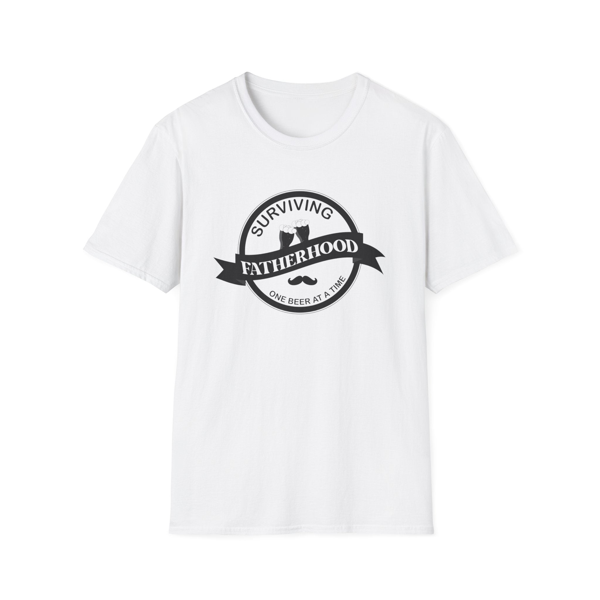 Surviving Fatherhood One Beer At A Time Men's T-Shirt