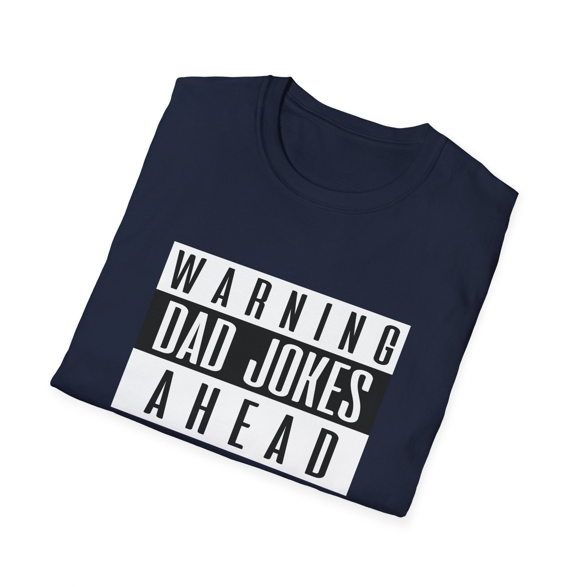 Warning Dad Jokes Ahead Men's T-Shirt
