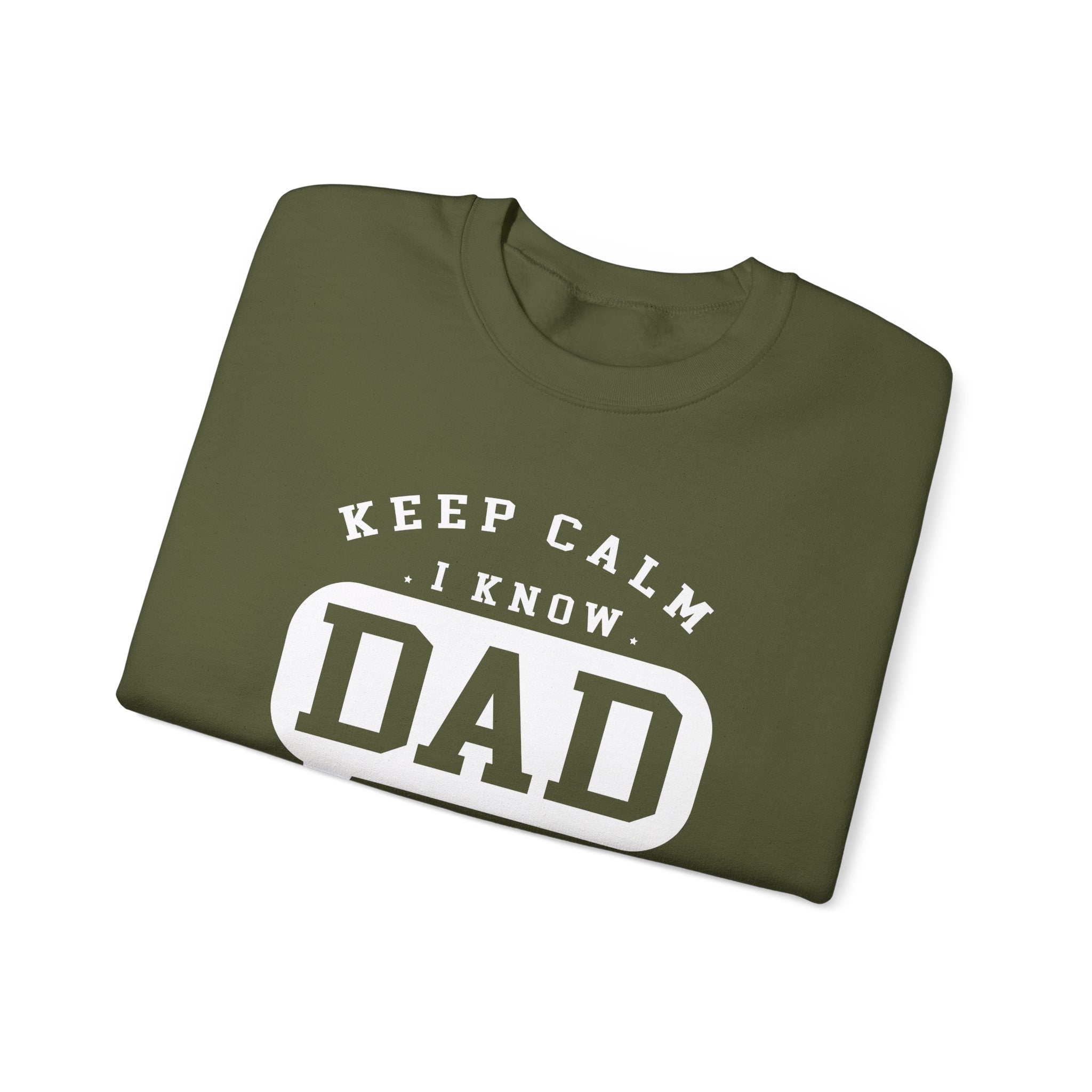 Calm Down I Know Dad Jokes Men's Sweatshirt
