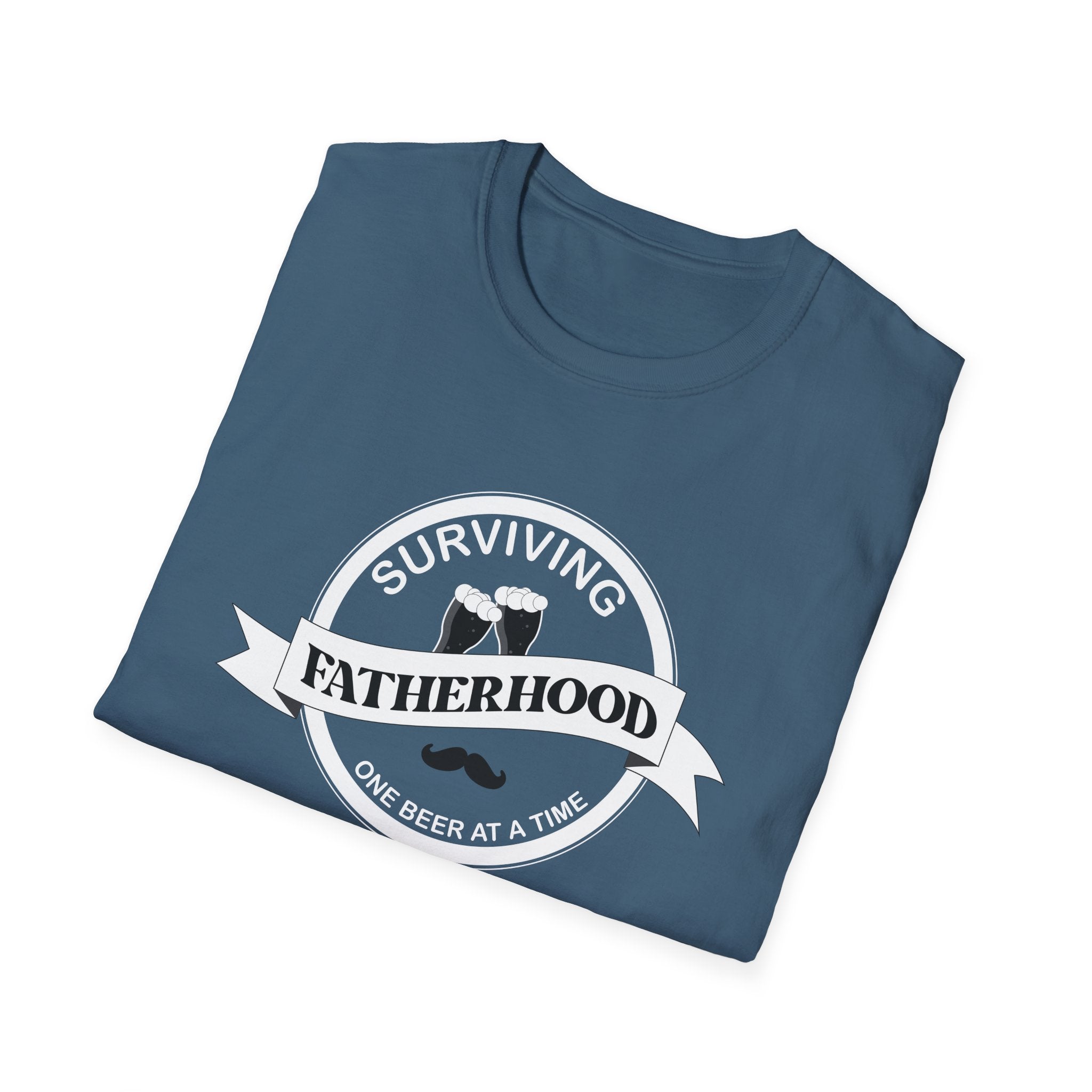 Surviving Fatherhood One Beer At A Time Men's T-Shirt