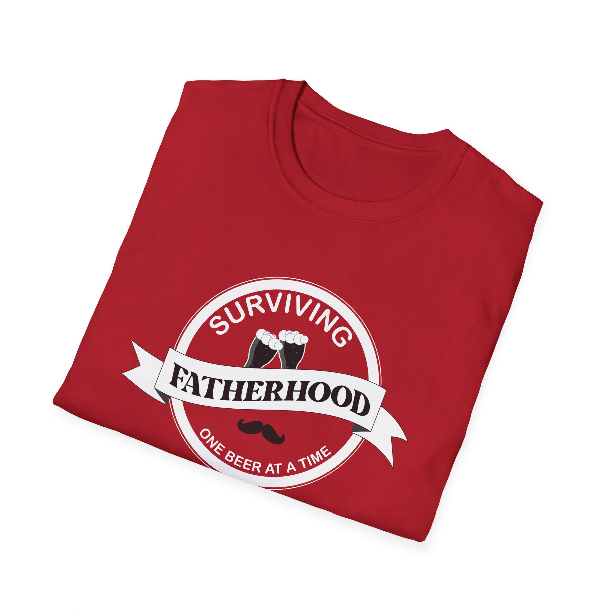 Surviving Fatherhood One Beer At A Time Men's T-Shirt