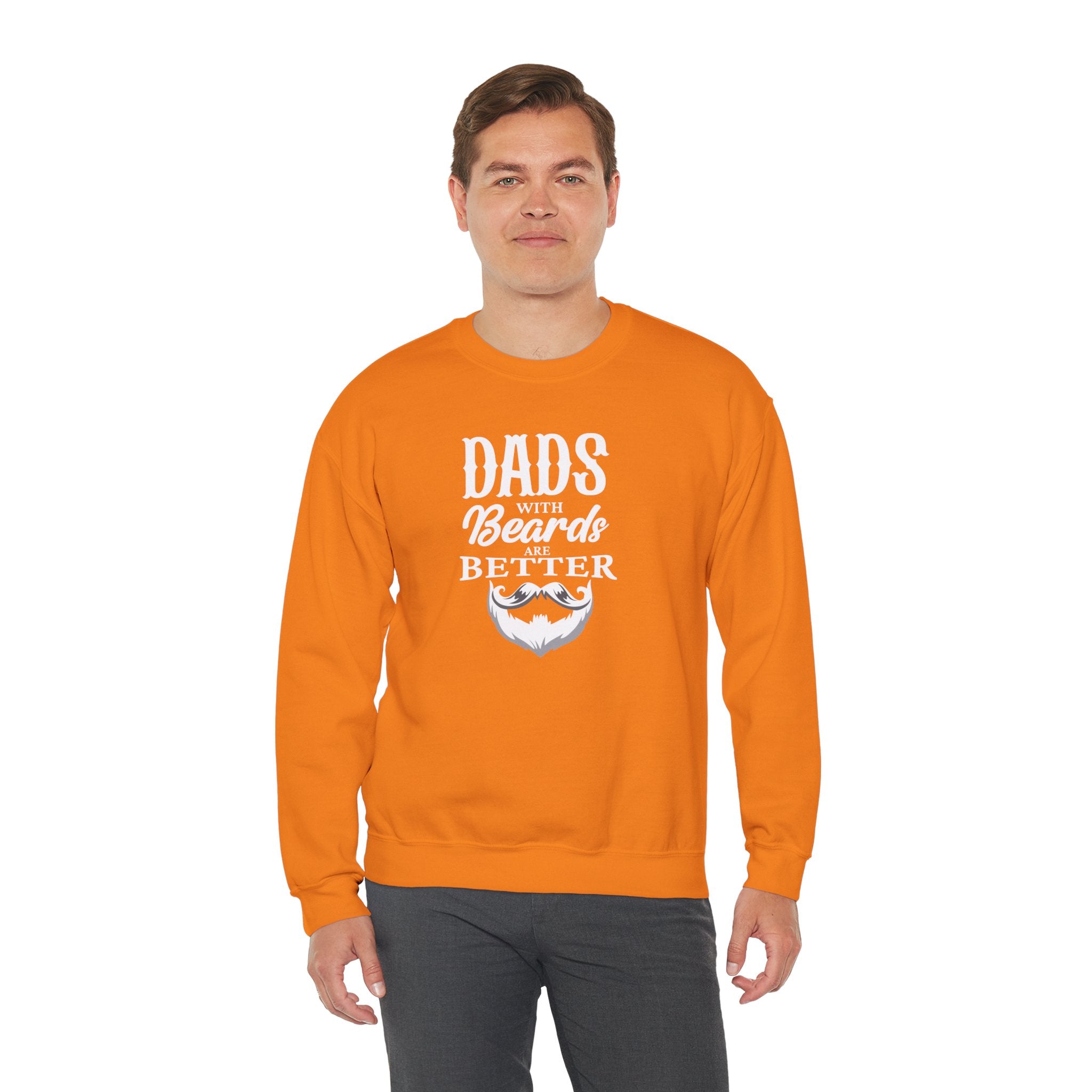 Dad's With Beards Are Better Men's Sweatshirt