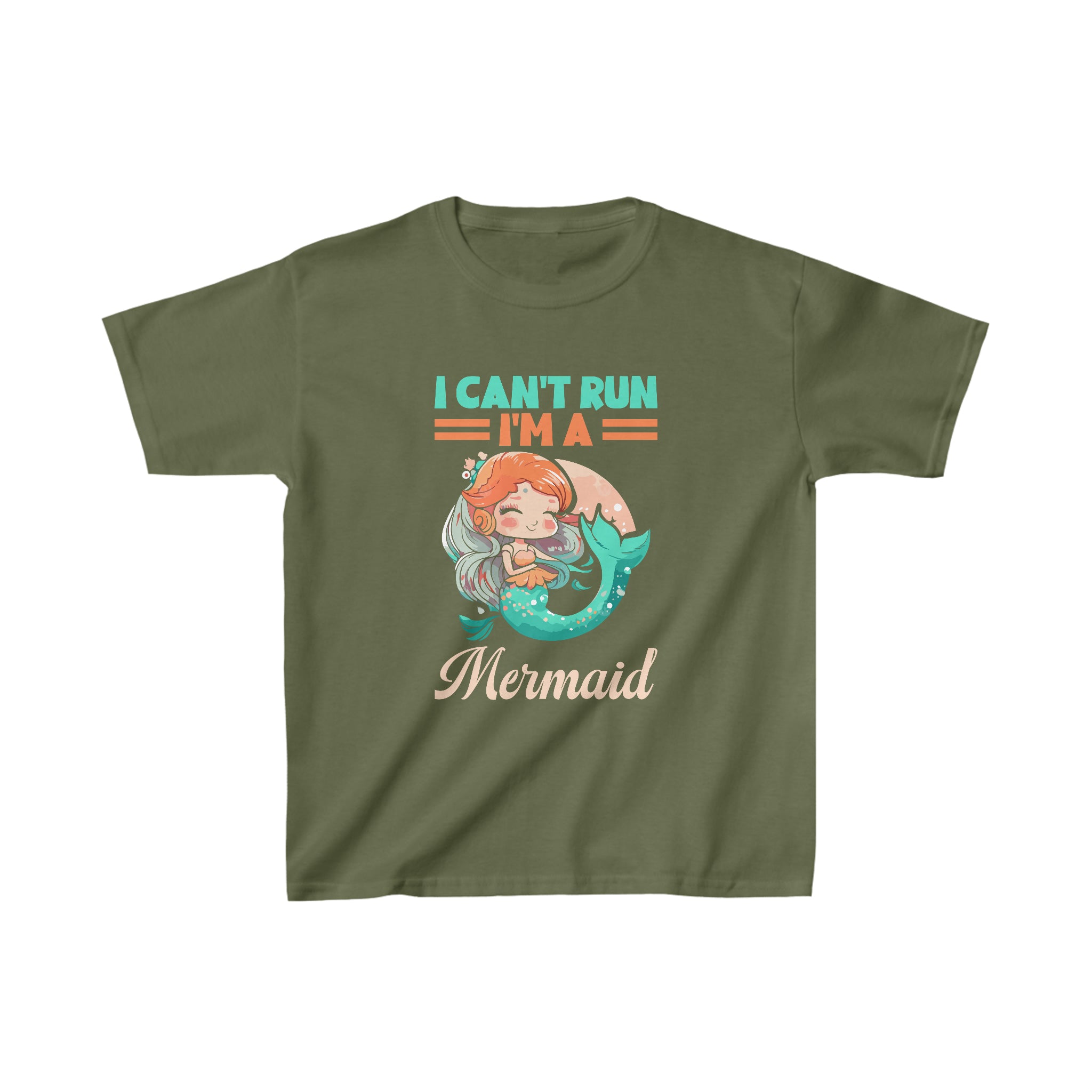 I Cant Run Im A Mermaid Kids T-Shirt