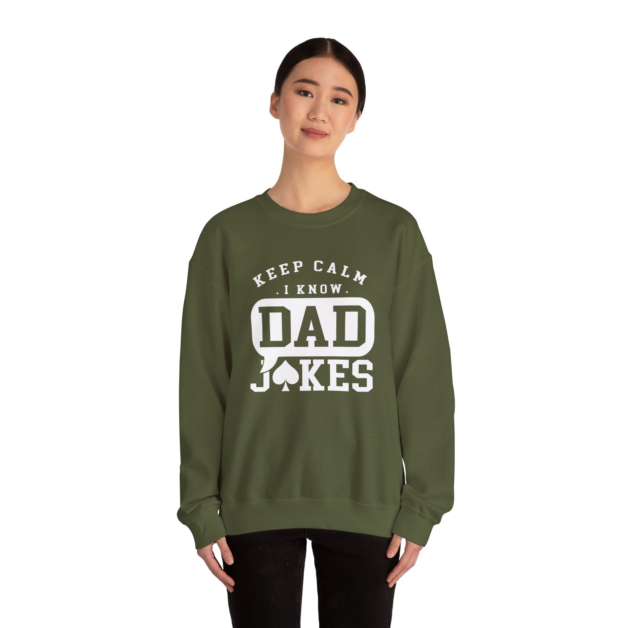 Calm Down I Know Dad Jokes Men's Sweatshirt