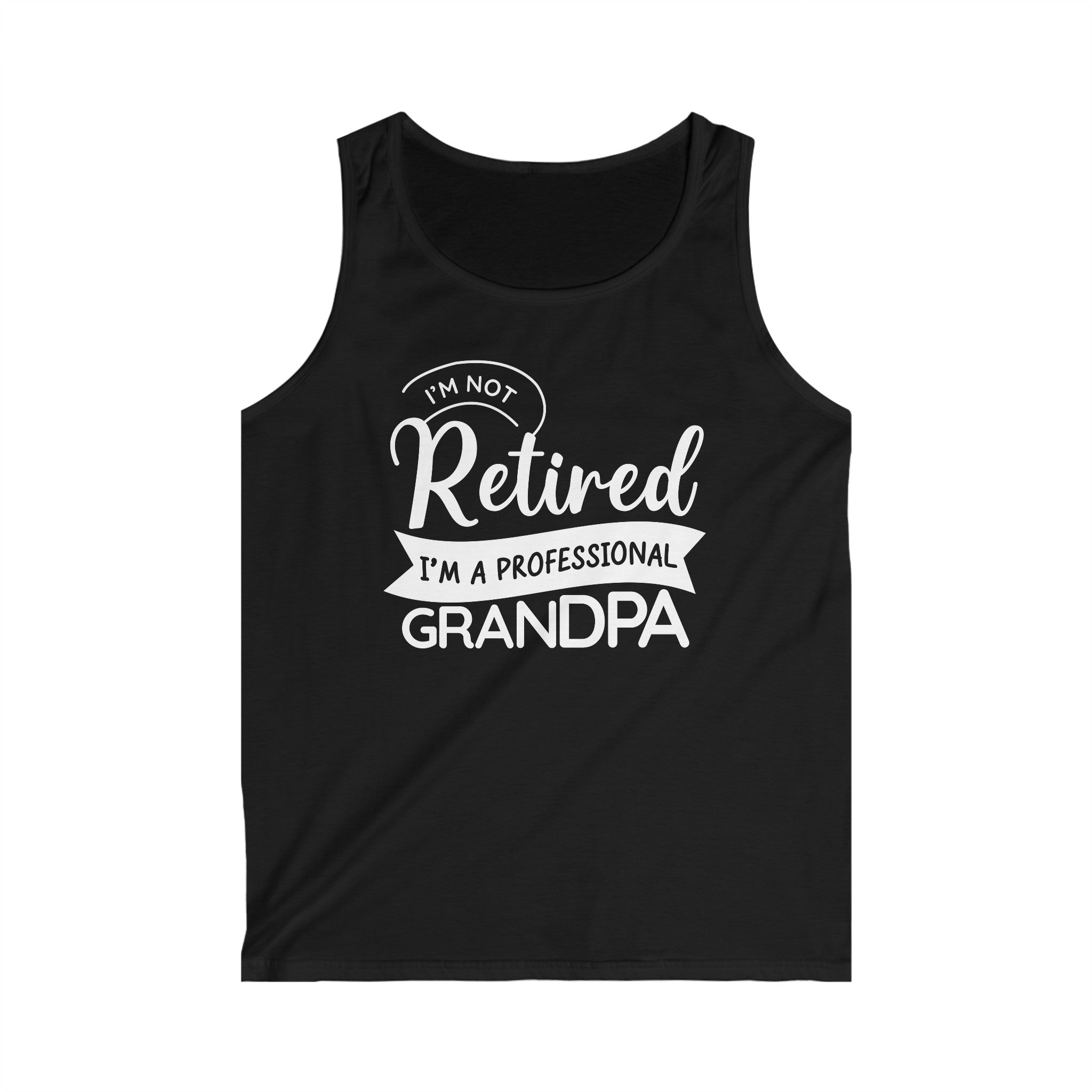 I'm Not Retired I'm A Professional Grandpa Men's Tank Top