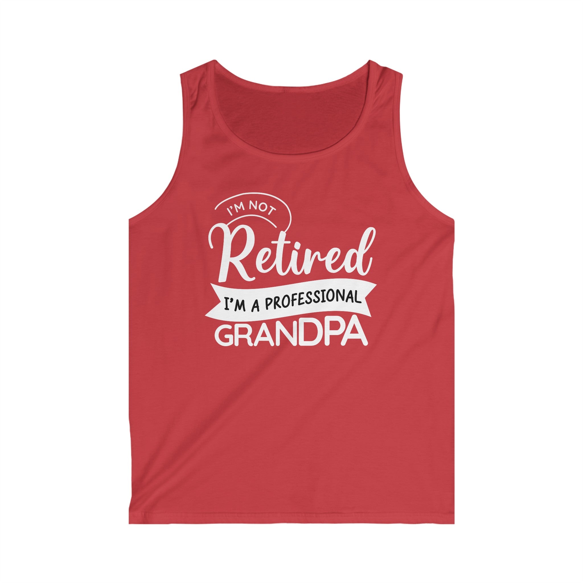 I'm Not Retired I'm A Professional Grandpa Men's Tank Top