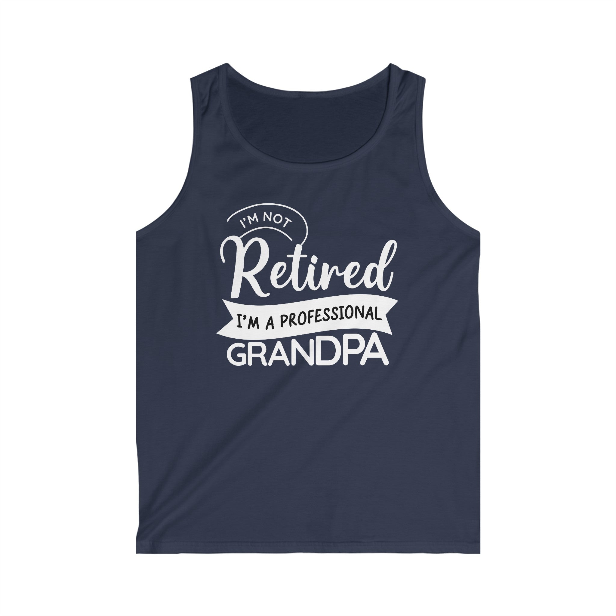 I'm Not Retired I'm A Professional Grandpa Men's Tank Top