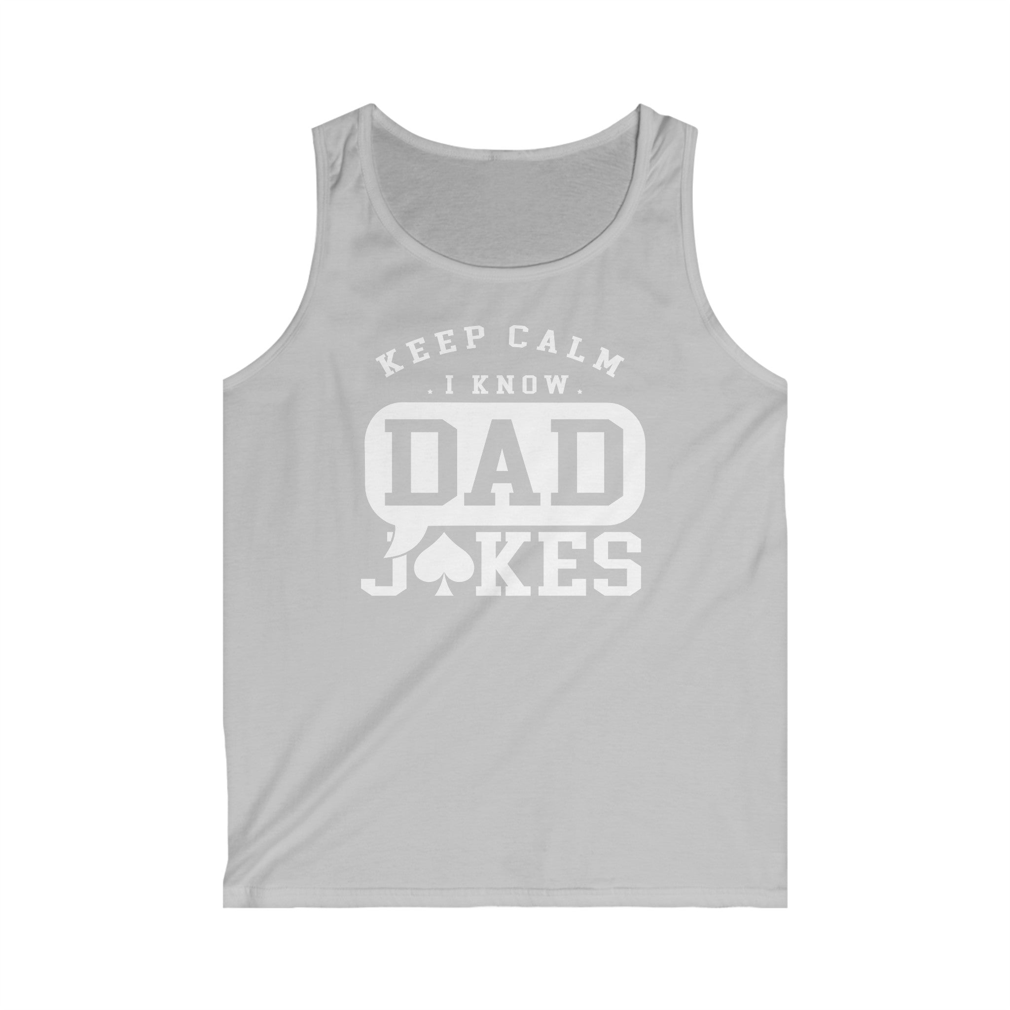 Keep Calm I Know Dad Jokes Men's Tank Top