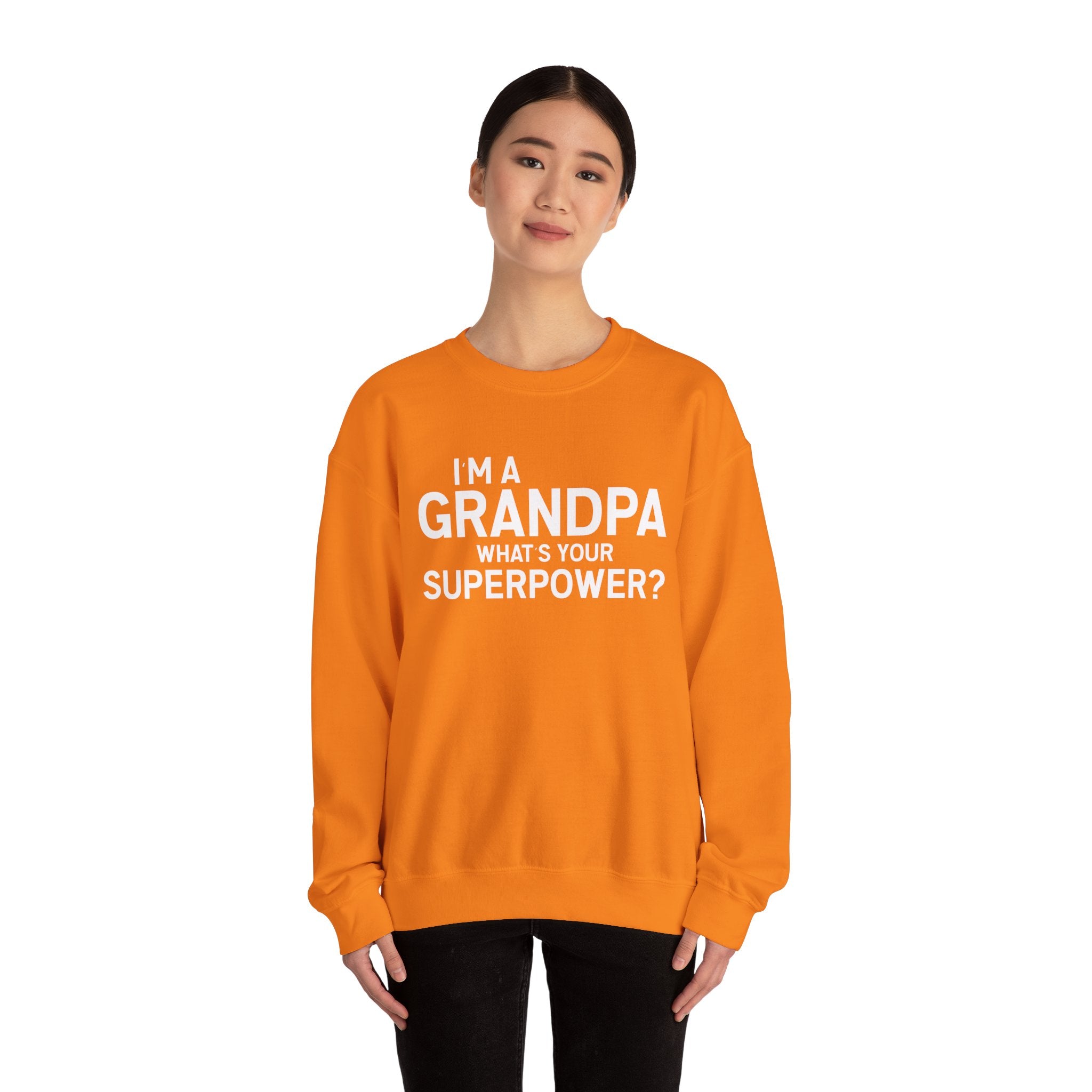 I'm A Grandpa What's Your Superpower Men's Sweatshirt