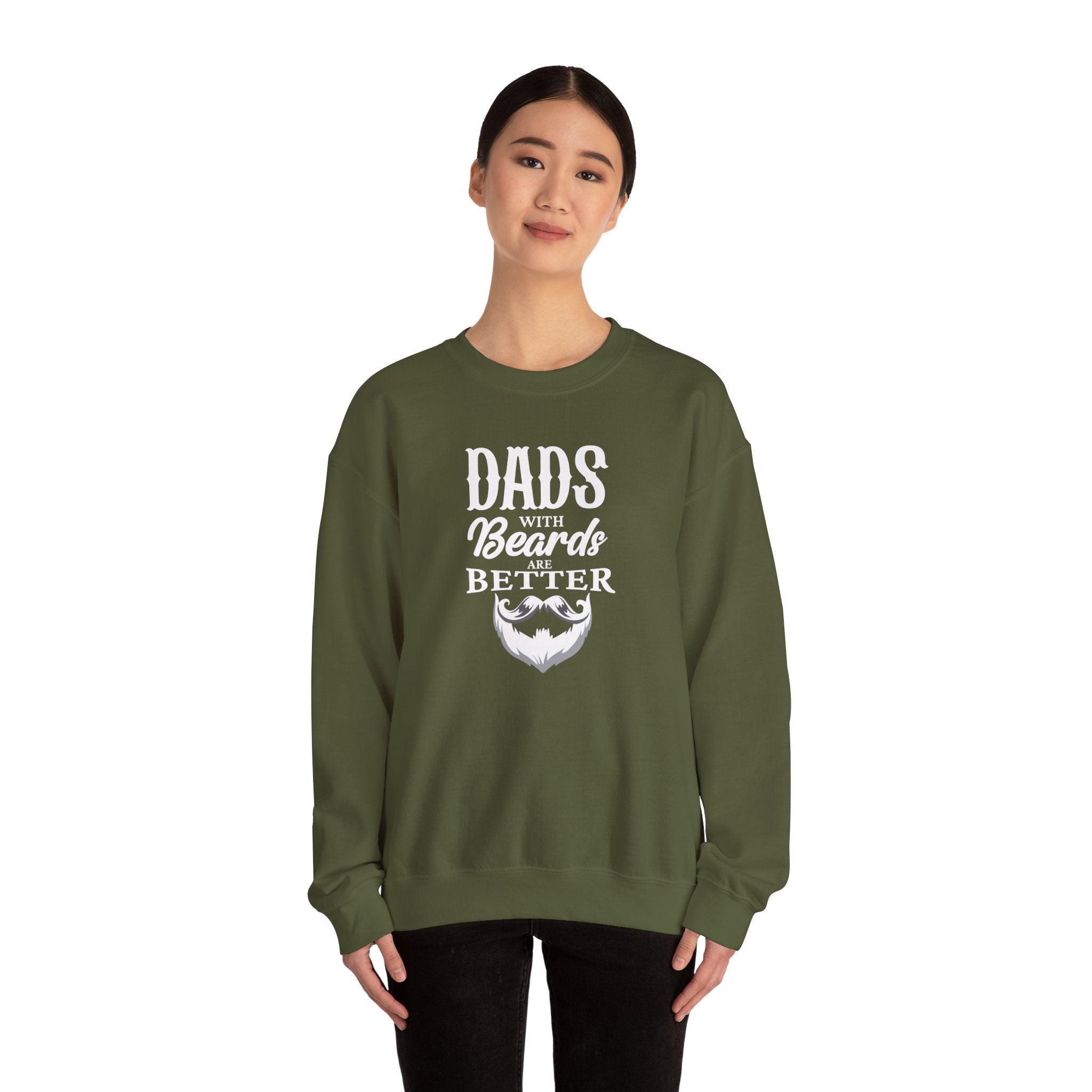 Dad's With Beards Are Better Men's Sweatshirt