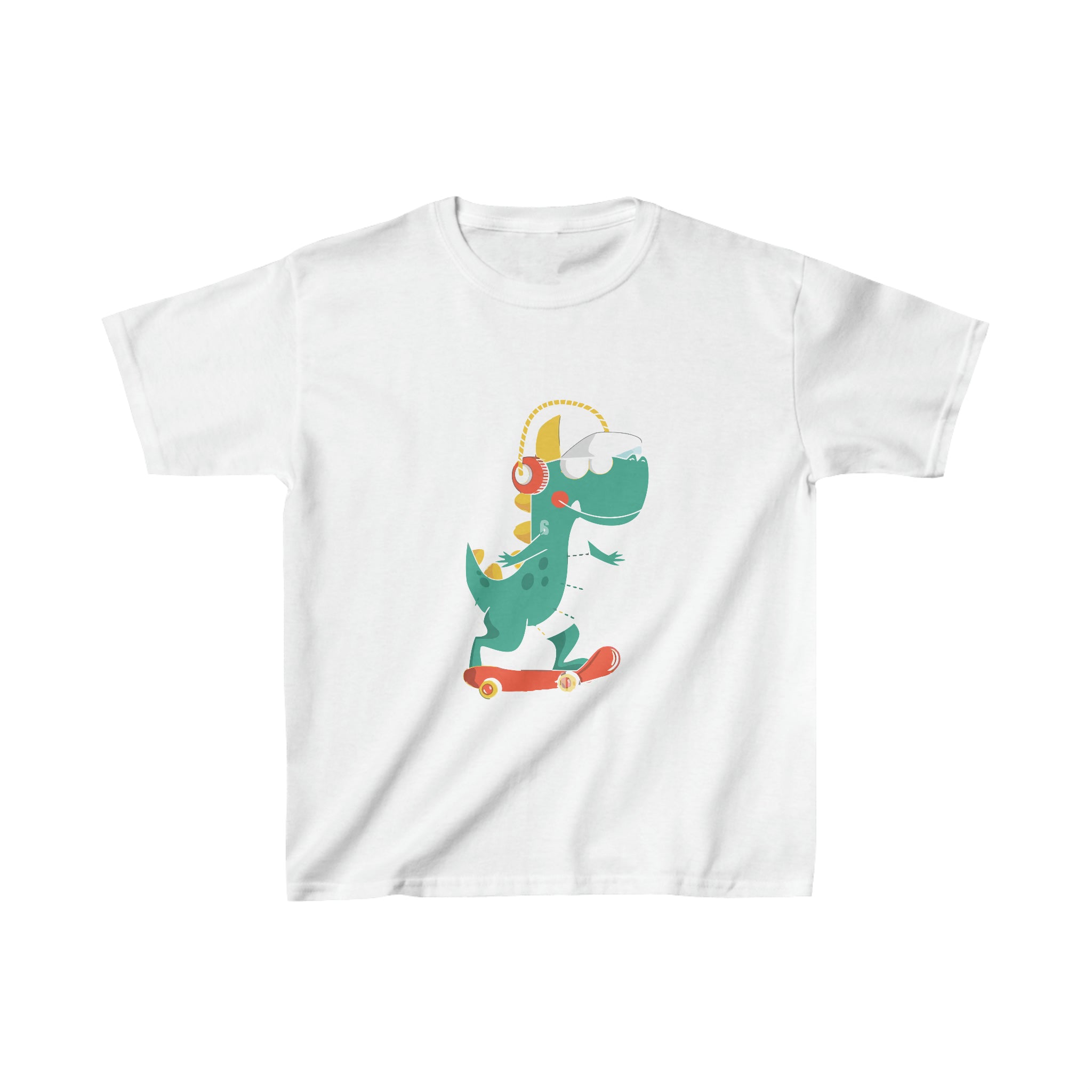 Dino Skateboard Kids T-Shirt