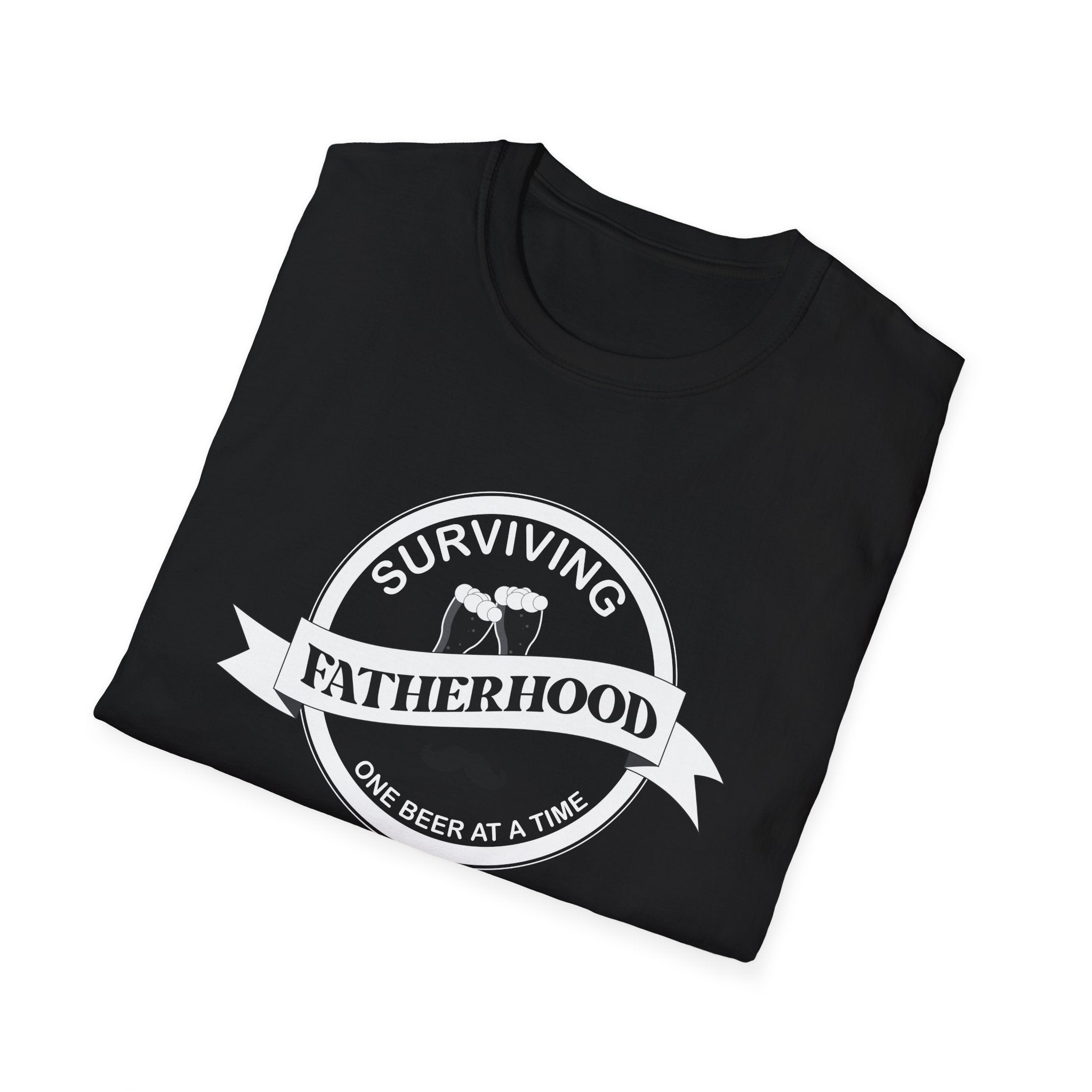 Surviving Fatherhood One Beer At A Time Men's T-Shirt