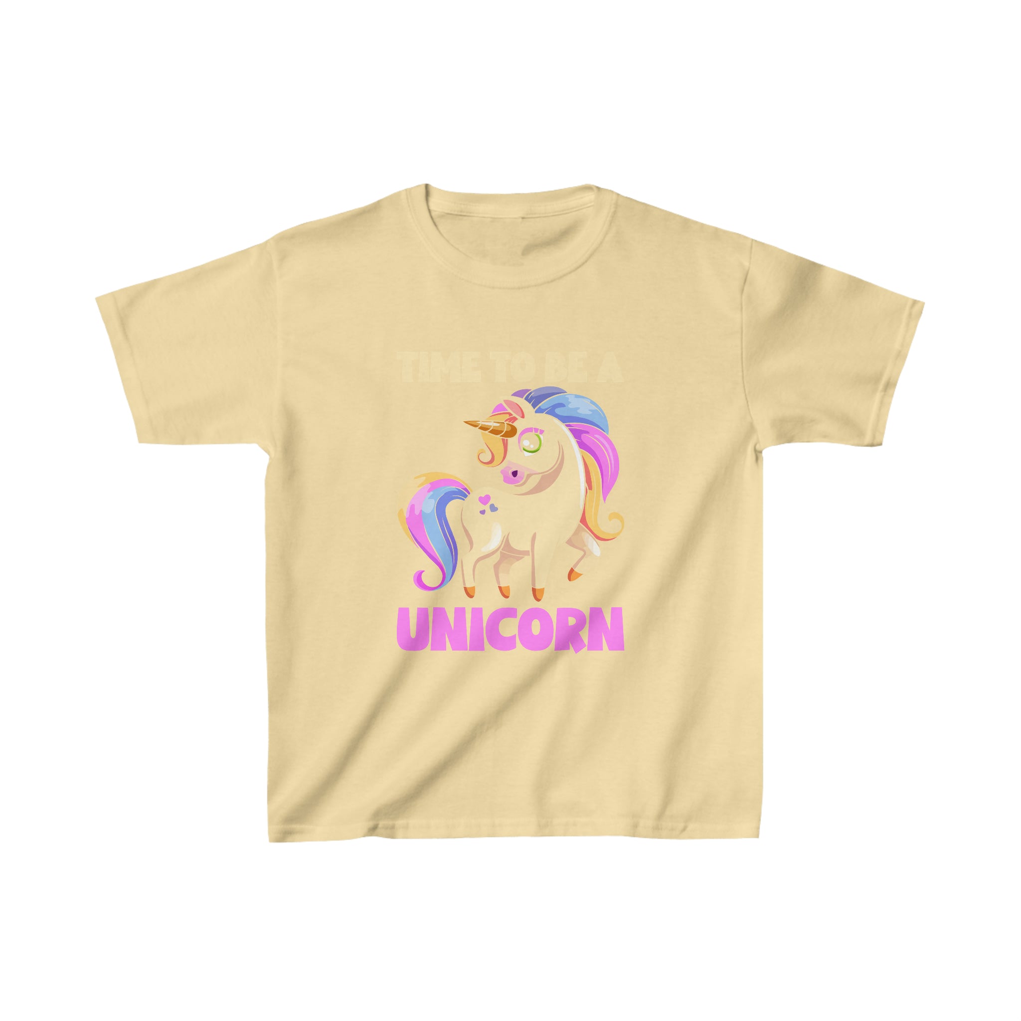 Time To Be A Unicorn Kids T-Shirt