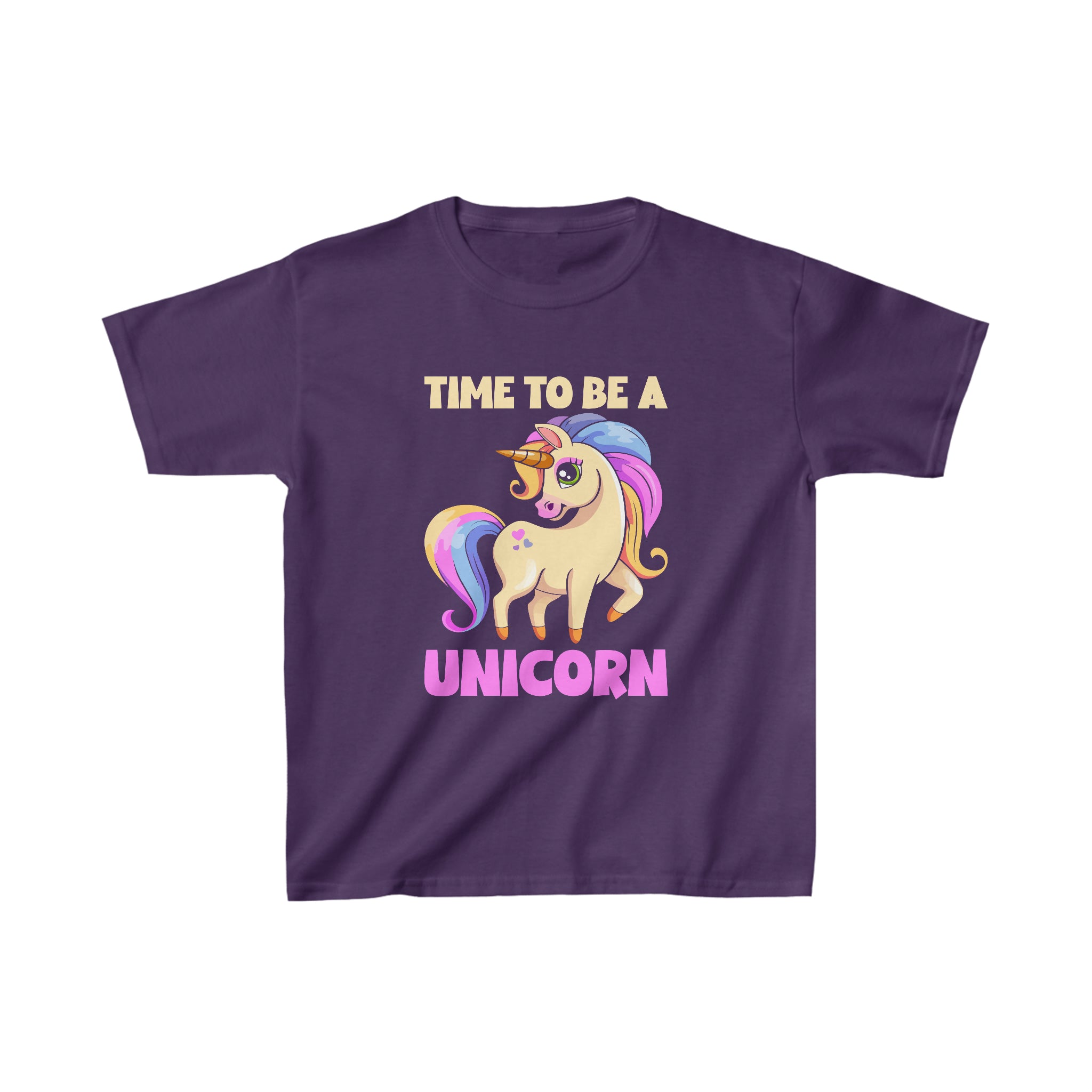 Time To Be A Unicorn Kids T-Shirt