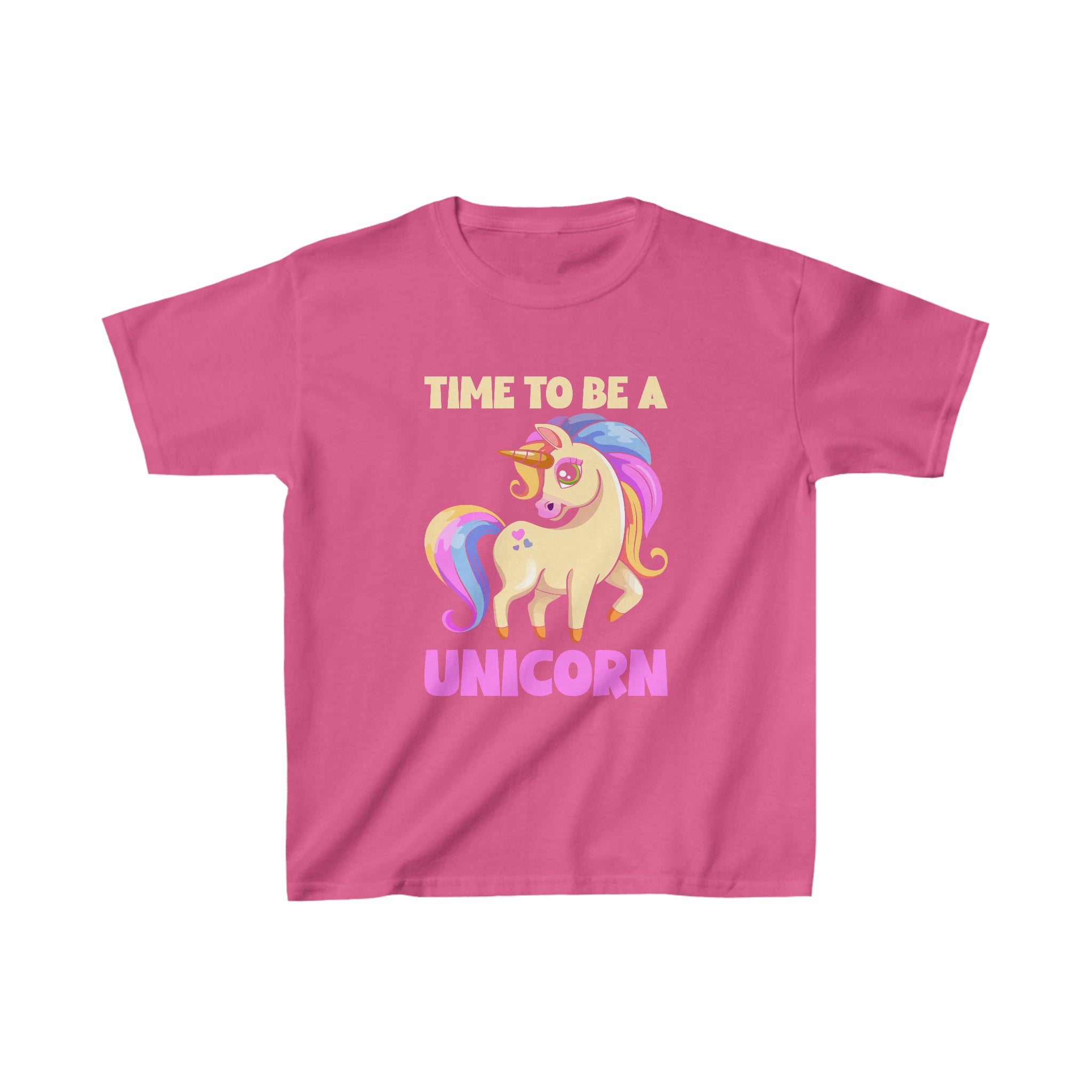 Time To Be A Unicorn Kids T-Shirt