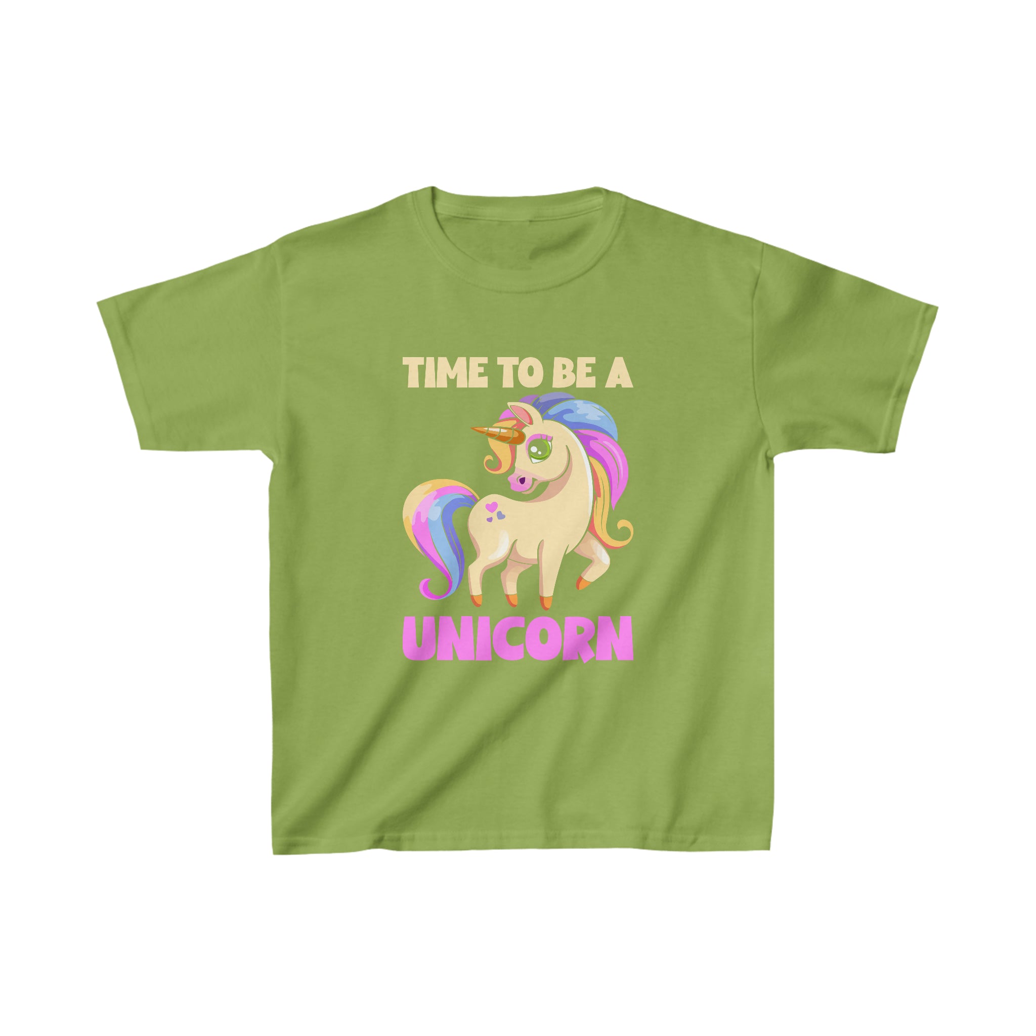 Time To Be A Unicorn Kids T-Shirt