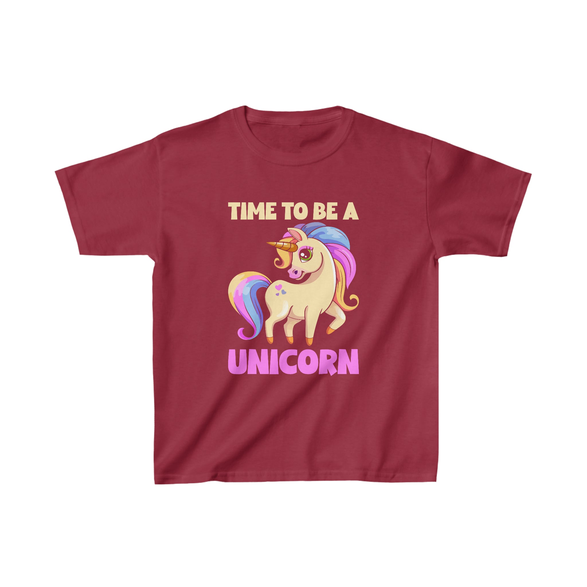 Time To Be A Unicorn Kids T-Shirt