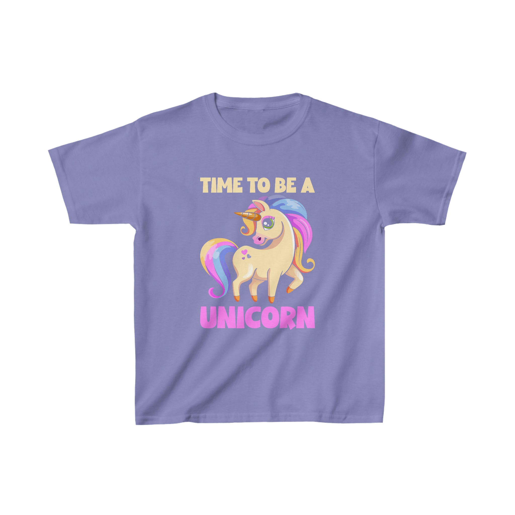 Time To Be A Unicorn Kids T-Shirt