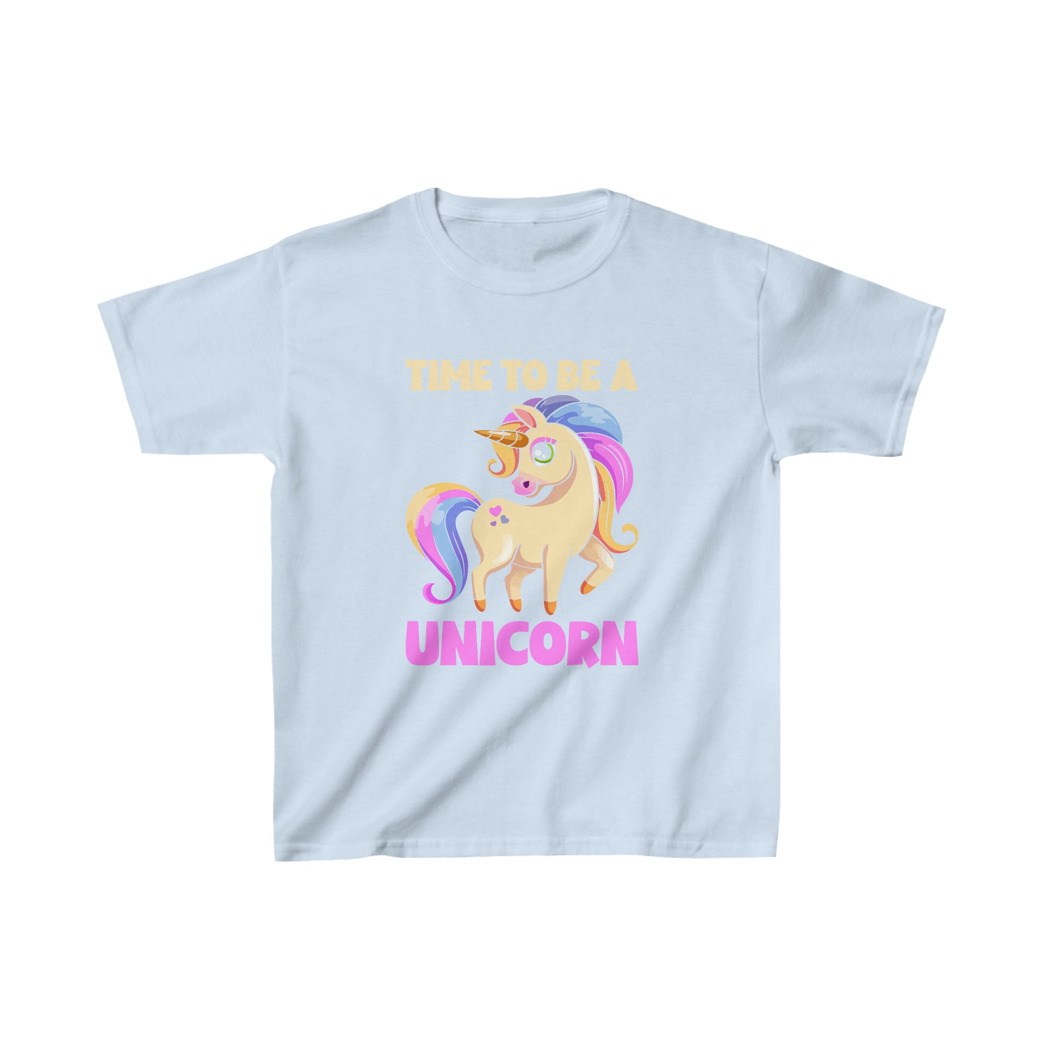 Time To Be A Unicorn Kids T-Shirt