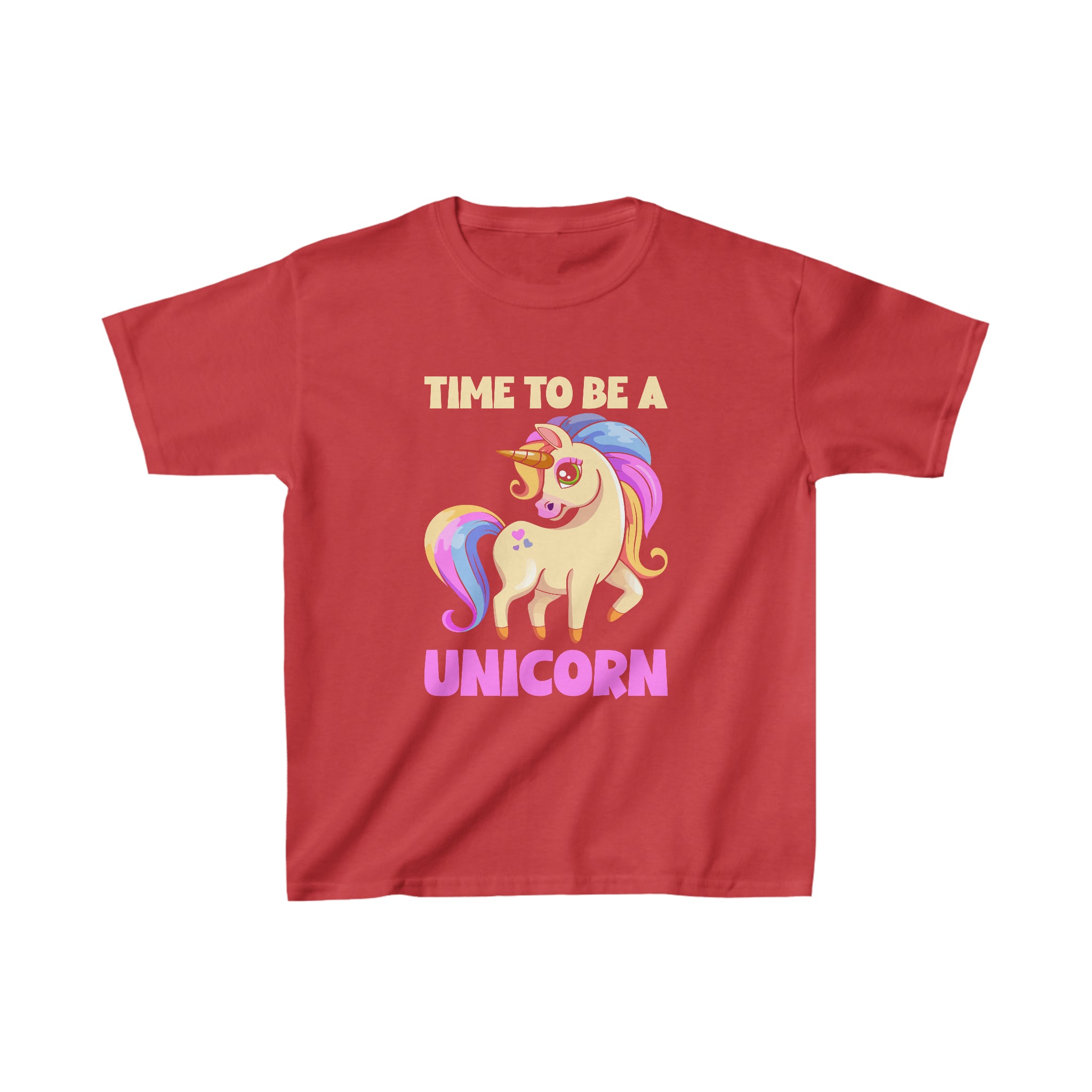 Time To Be A Unicorn Kids T-Shirt