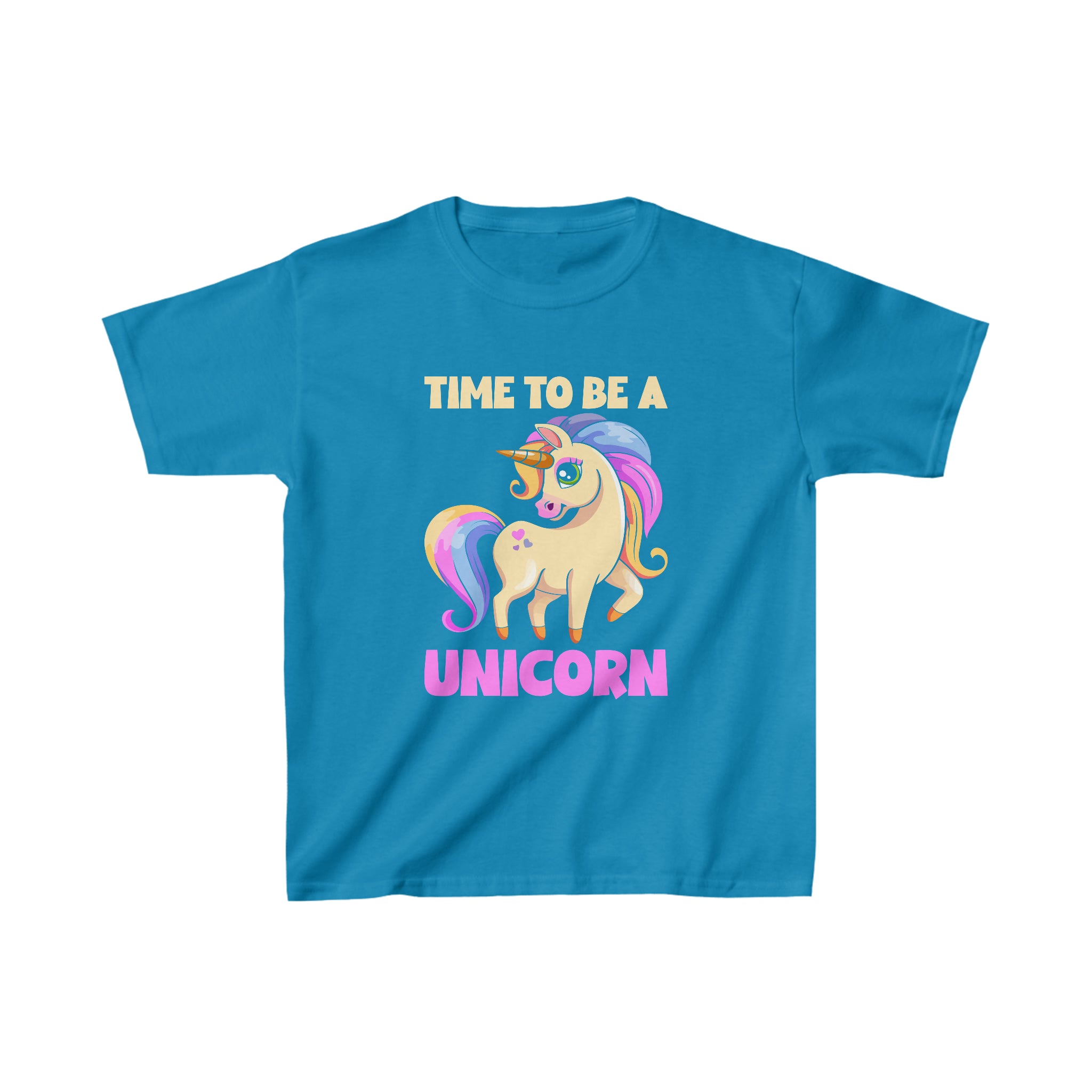 Time To Be A Unicorn Kids T-Shirt