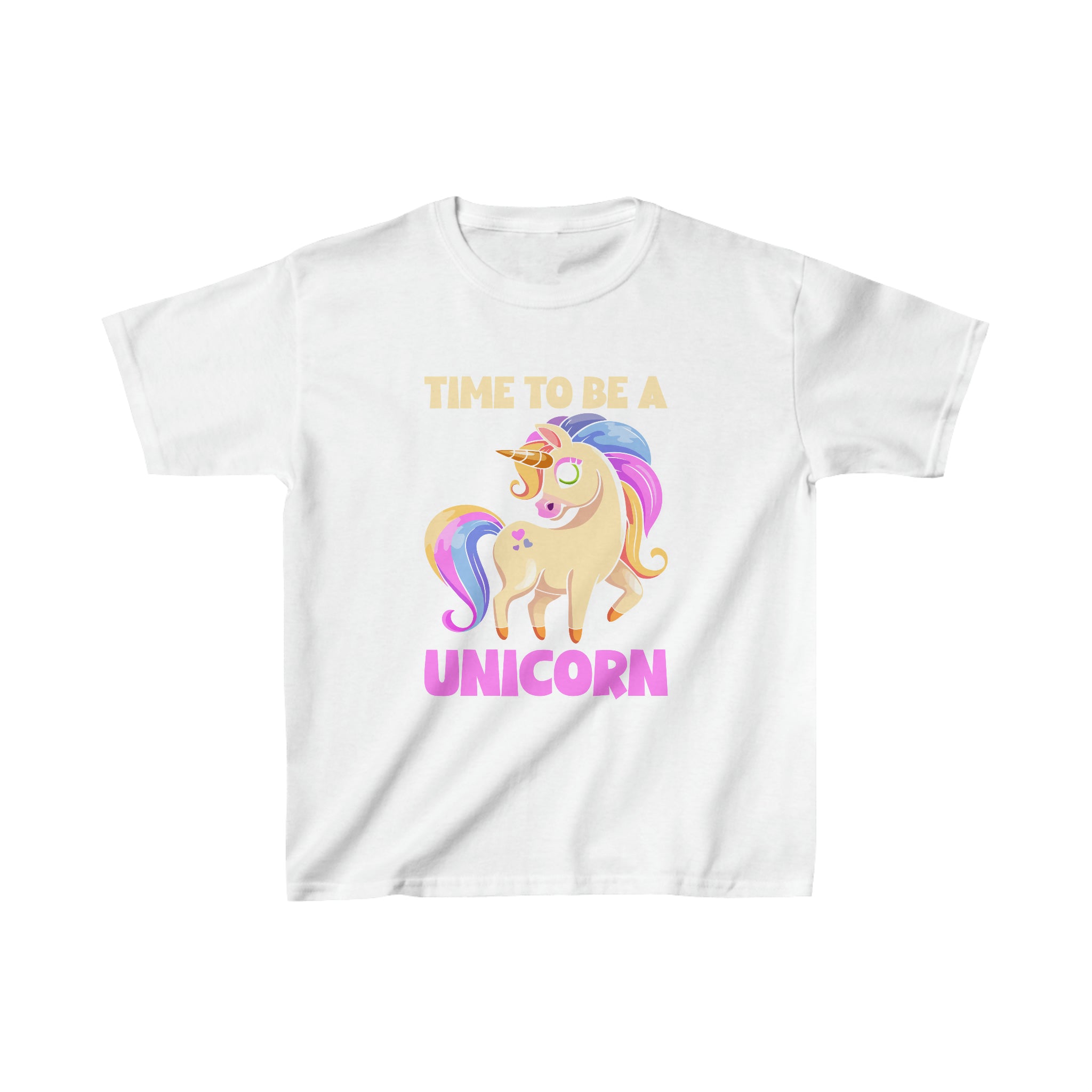 Time To Be A Unicorn Kids T-Shirt