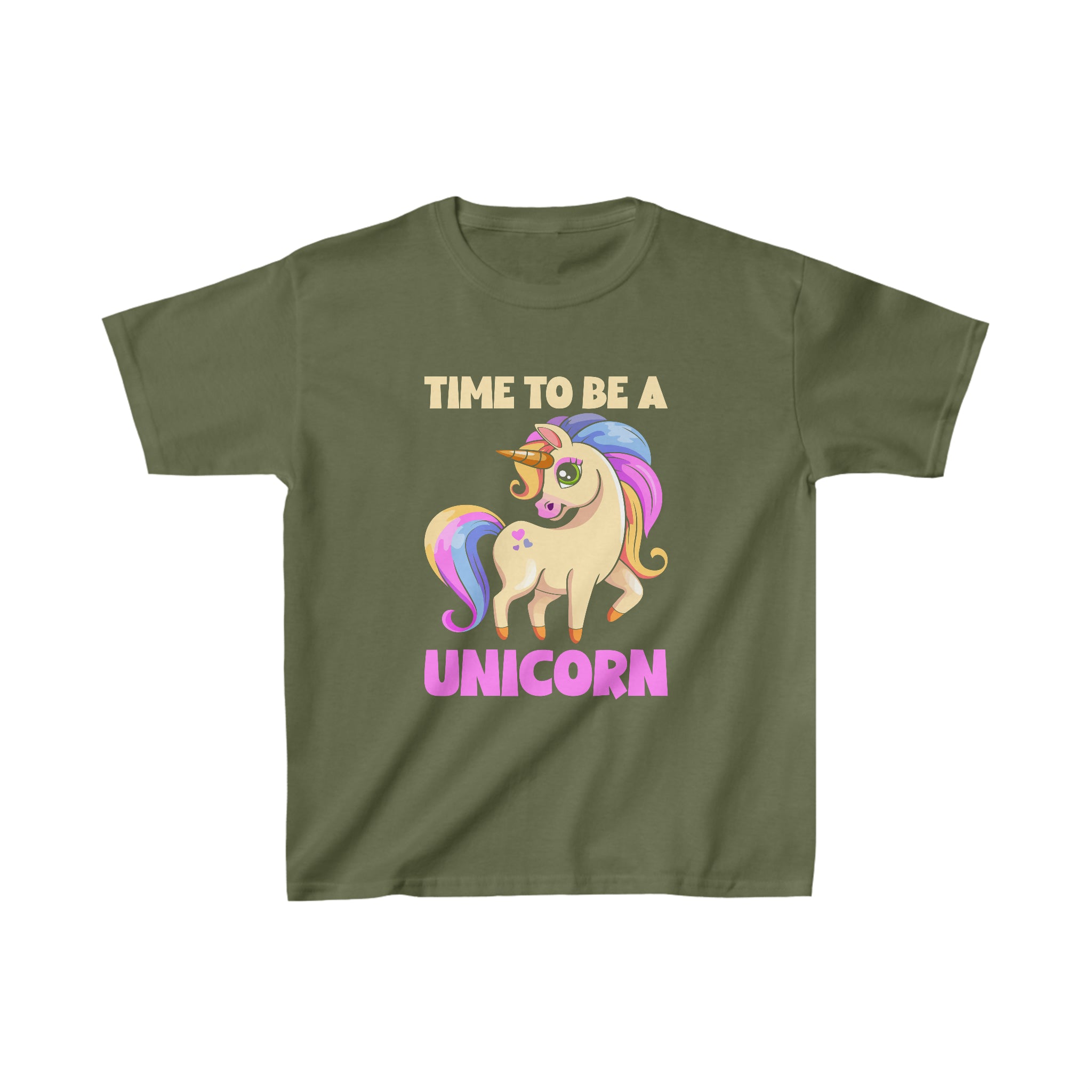 Time To Be A Unicorn Kids T-Shirt