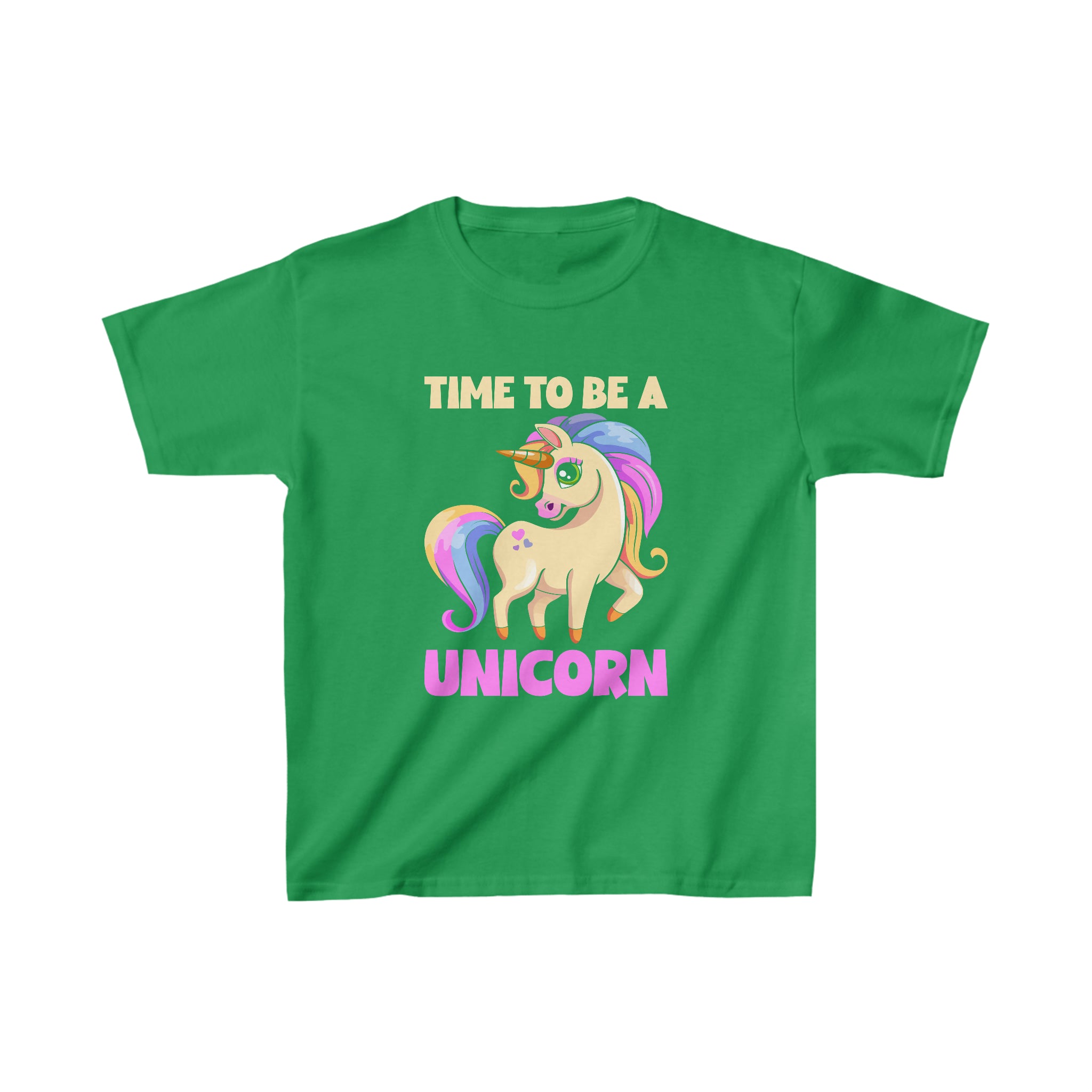 Time To Be A Unicorn Kids T-Shirt