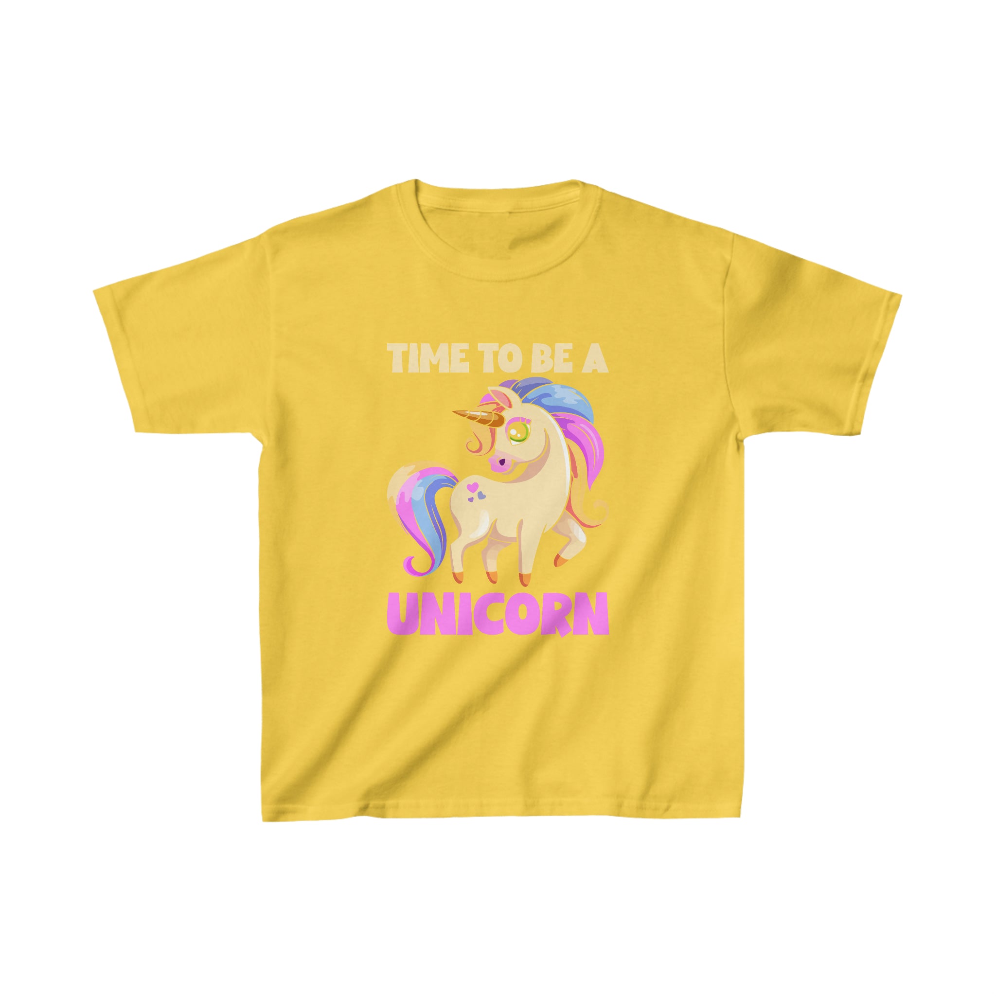 Time To Be A Unicorn Kids T-Shirt