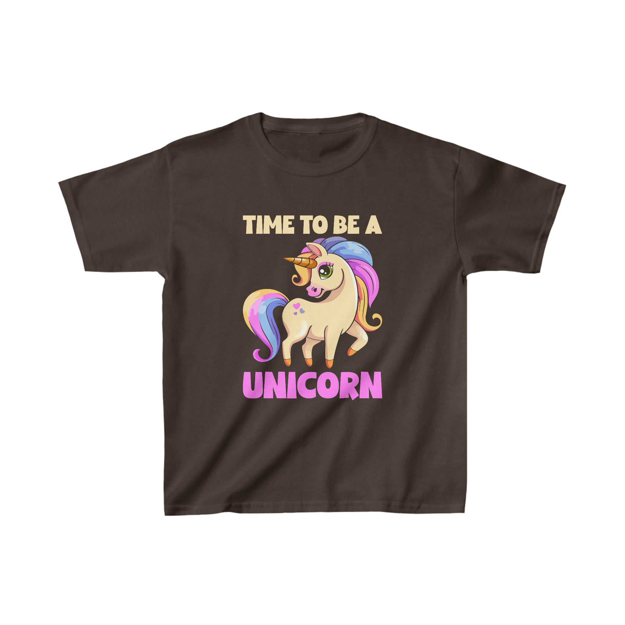 Time To Be A Unicorn Kids T-Shirt