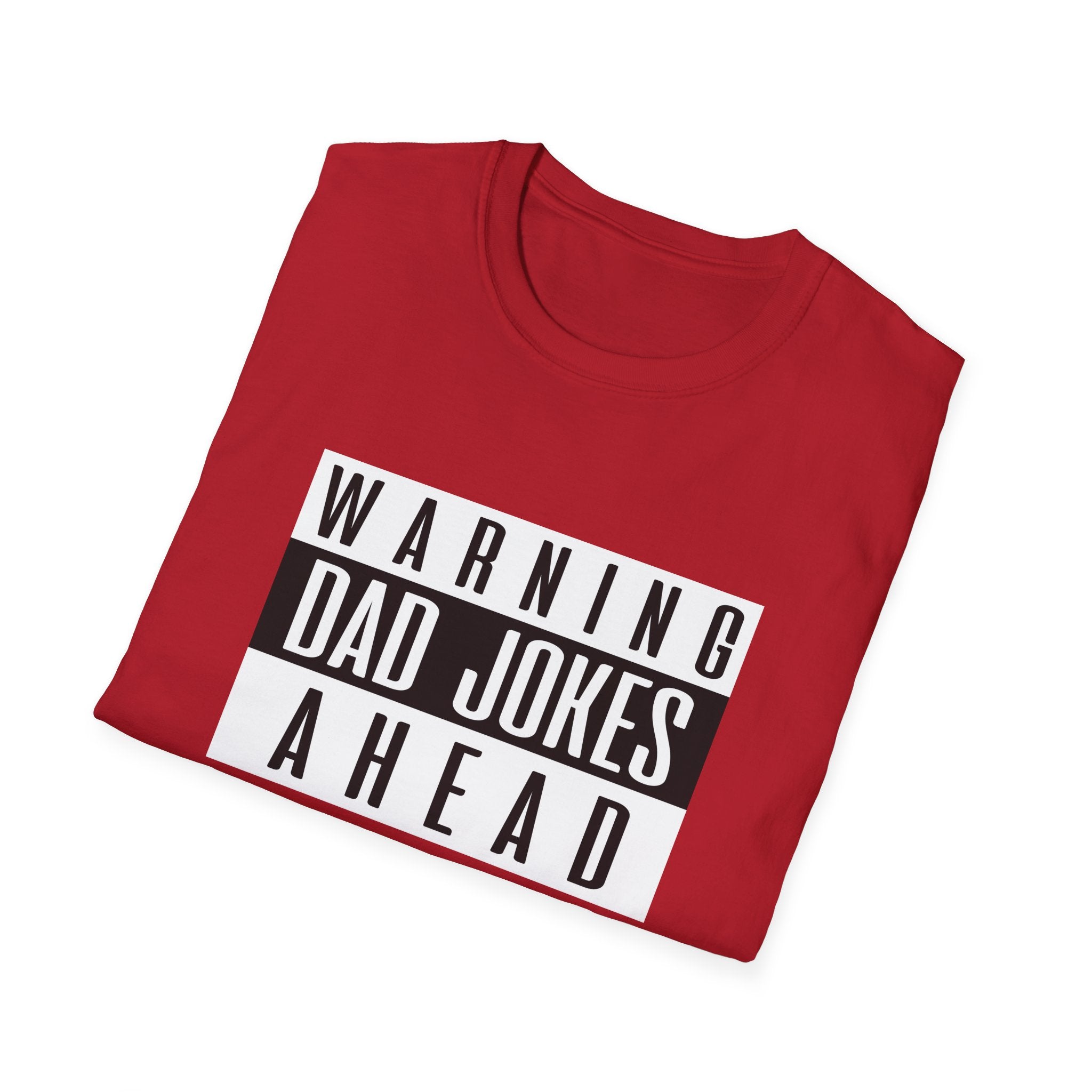 Warning Dad Jokes Ahead Men's T-Shirt