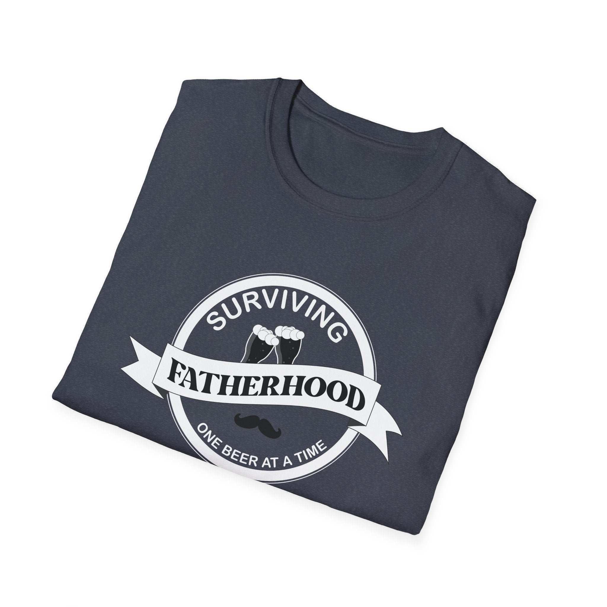 Surviving Fatherhood One Beer At A Time Men's T-Shirt
