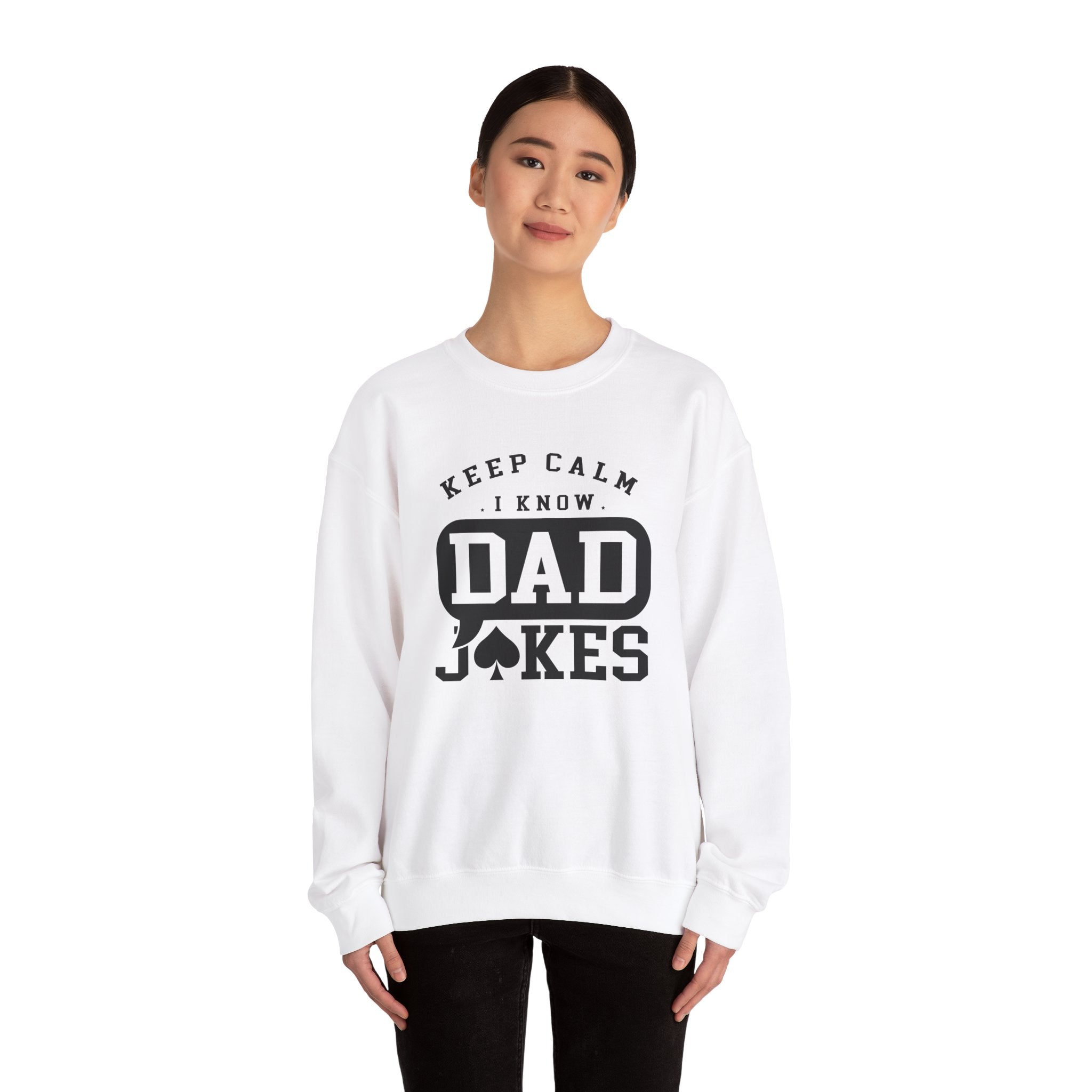 Calm Down I Know Dad Jokes Men's Sweatshirt