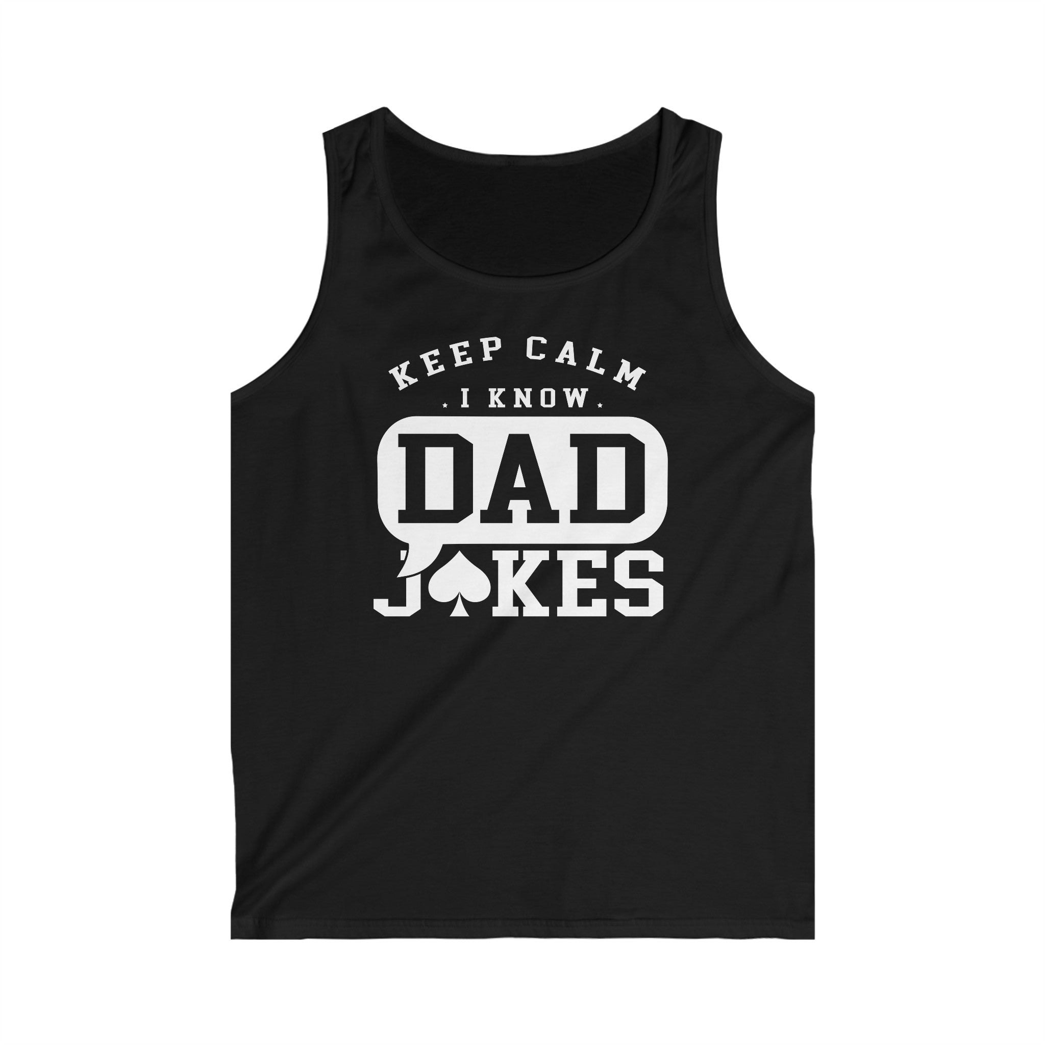 Keep Calm I Know Dad Jokes Men's Tank Top