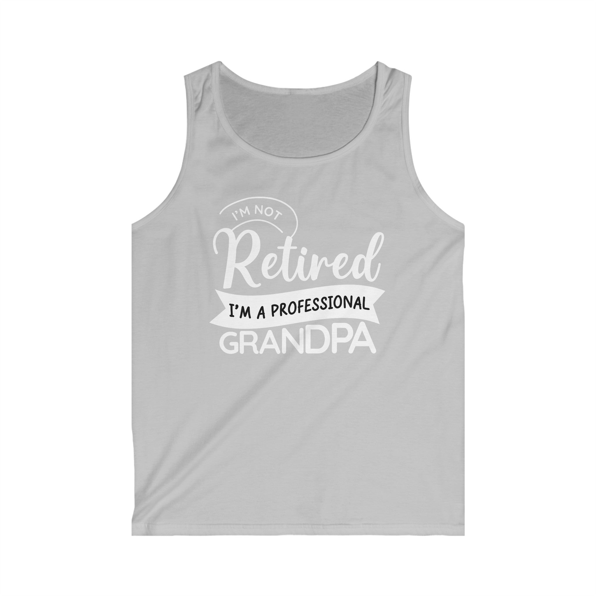 I'm Not Retired I'm A Professional Grandpa Men's Tank Top