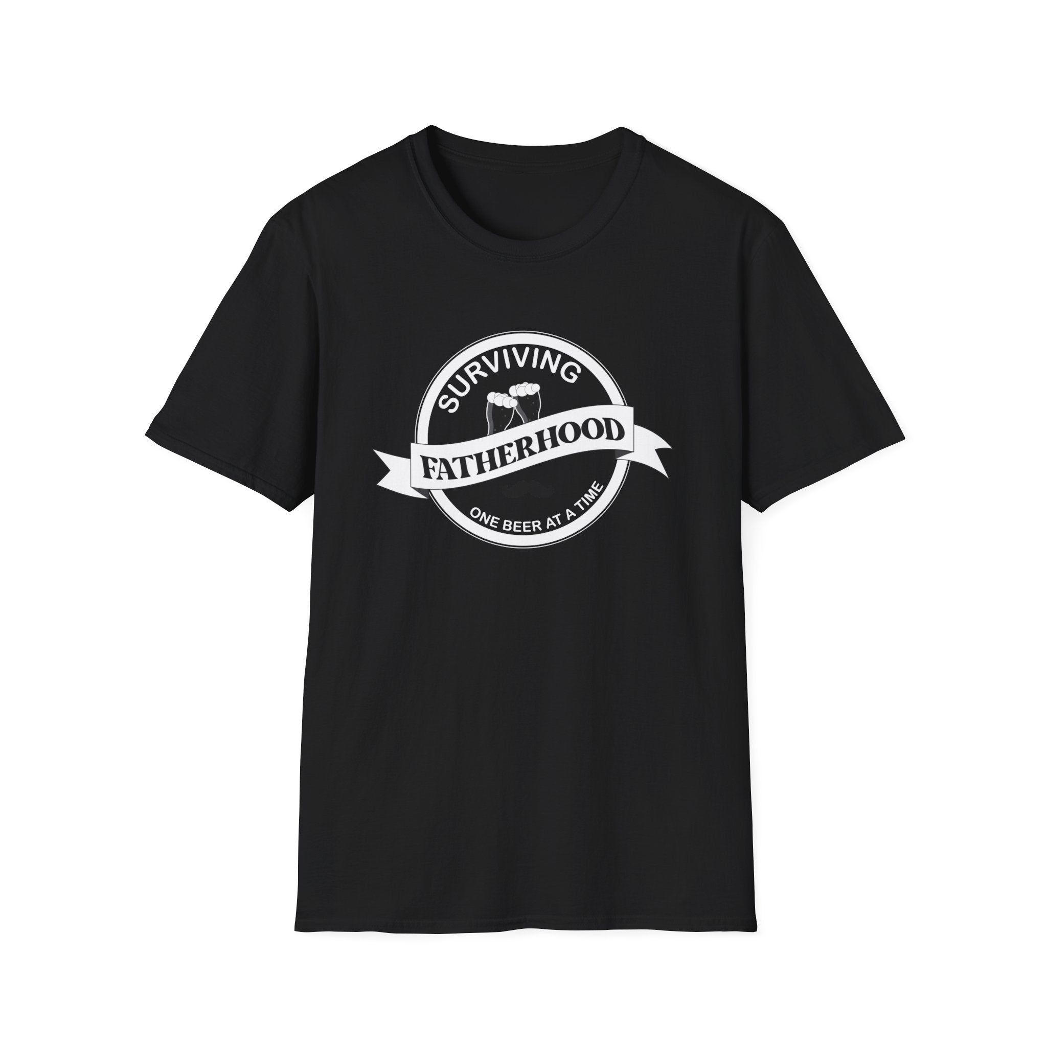 Surviving Fatherhood One Beer At A Time Men's T-Shirt