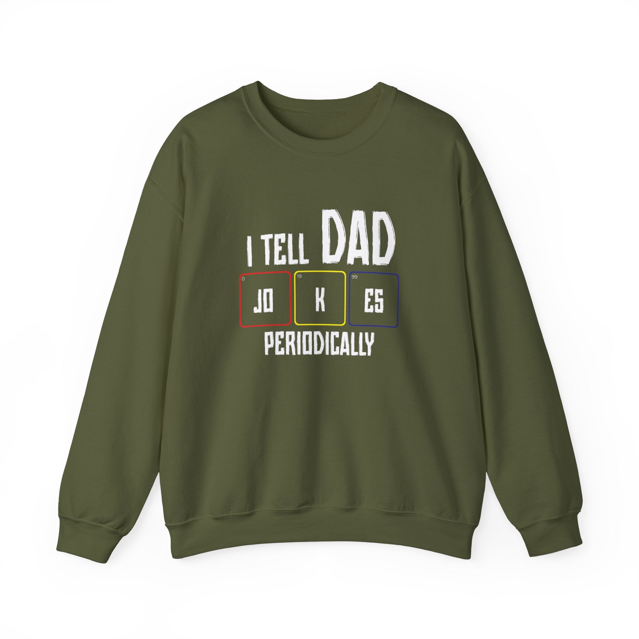 Periodic Dad Jokes Men's Sweatshirt