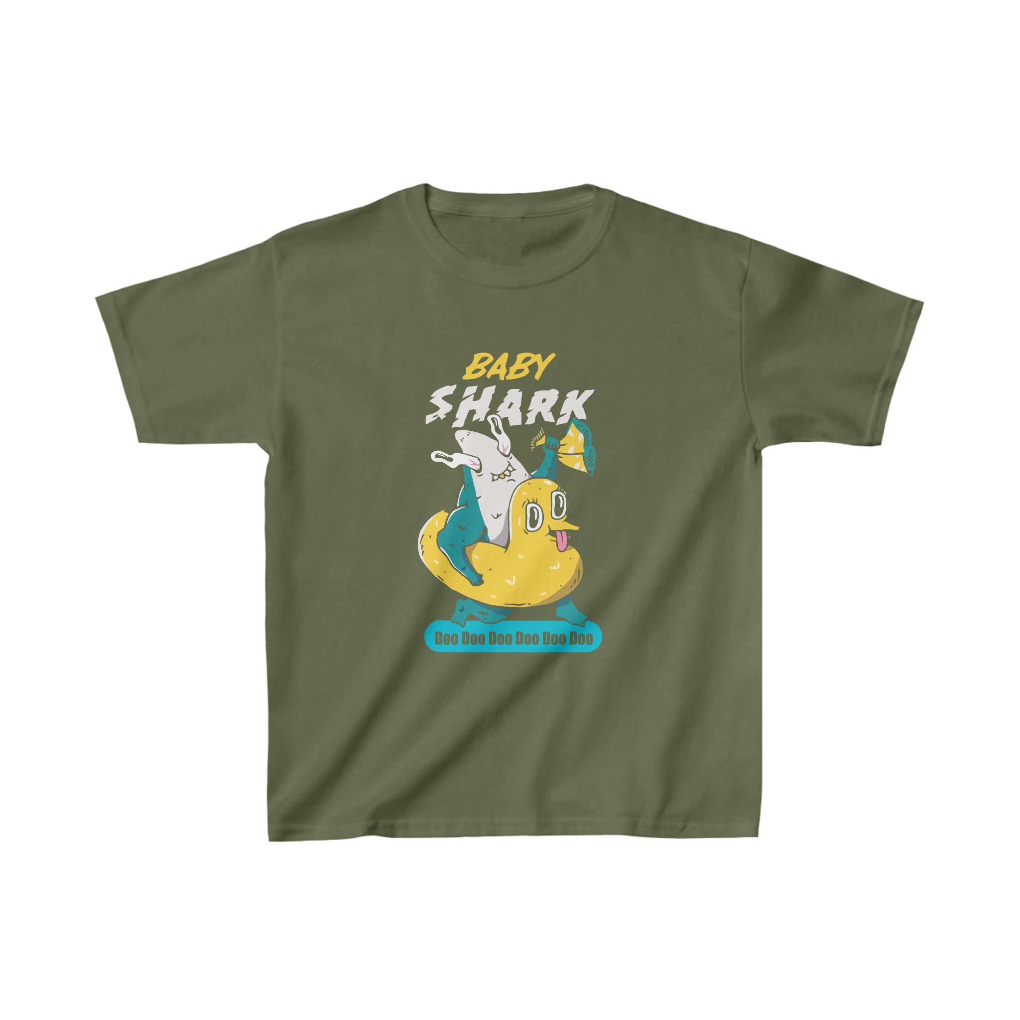 Shark On Duck Kids T-Shirt