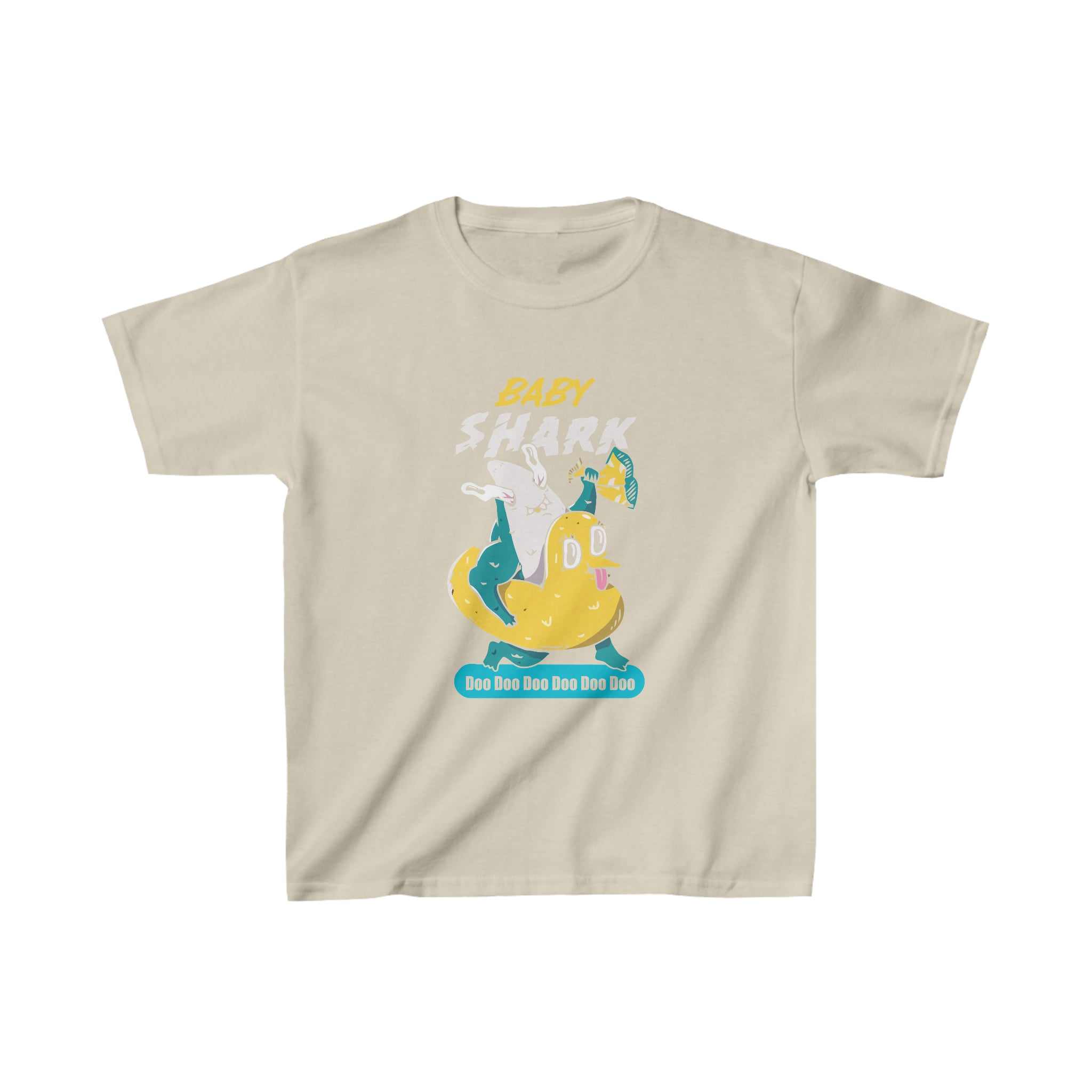 Shark On Duck Kids T-Shirt