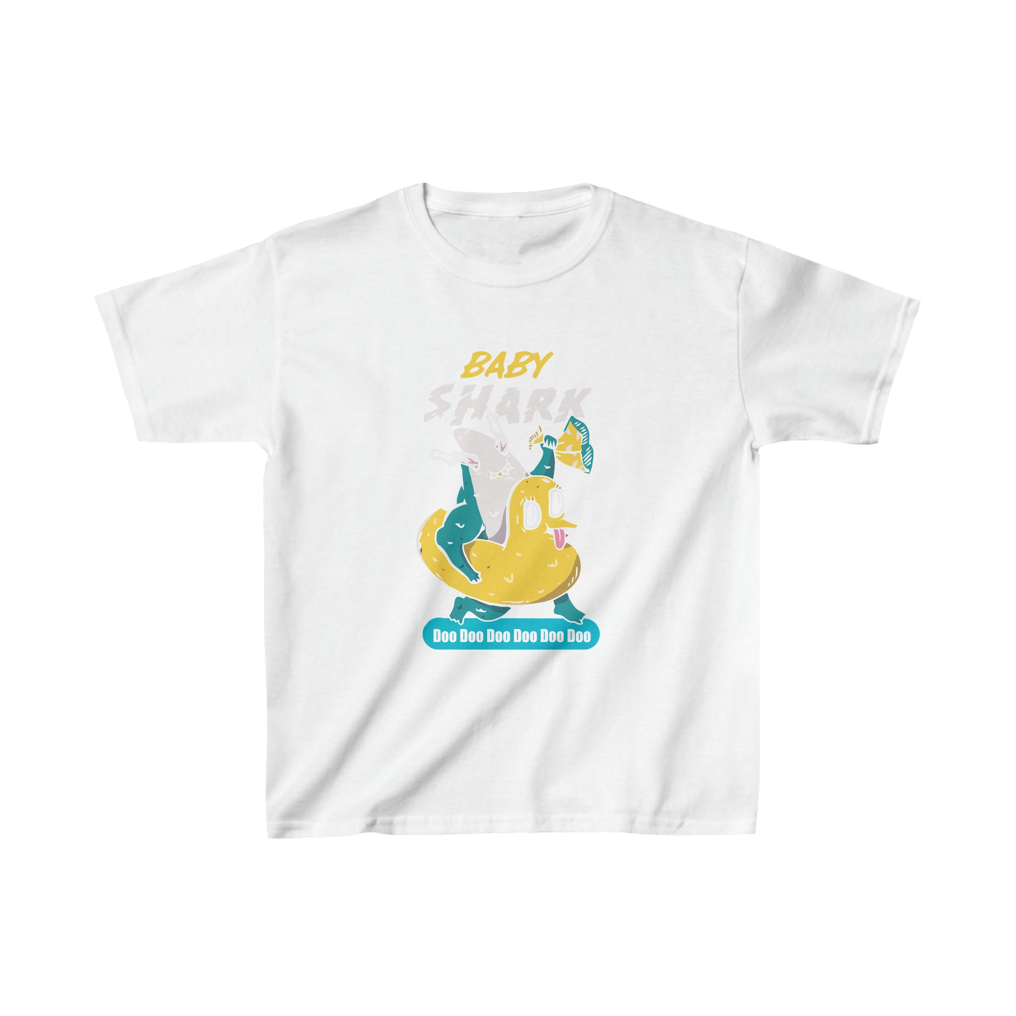 Shark On Duck Kids T-Shirt