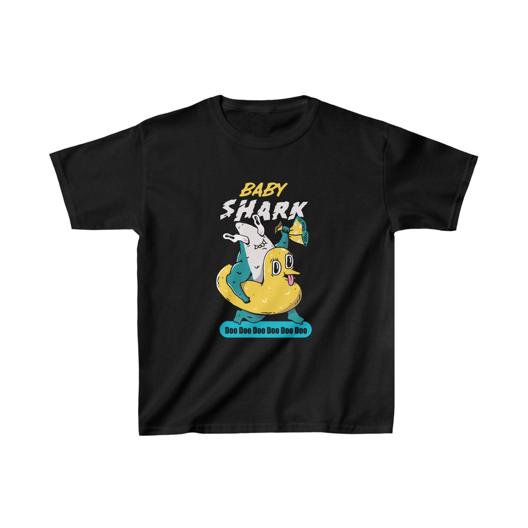 Shark On Duck Kids T-Shirt