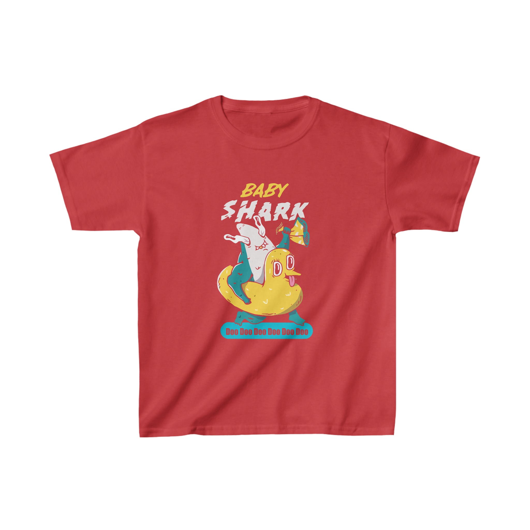 Shark On Duck Kids T-Shirt