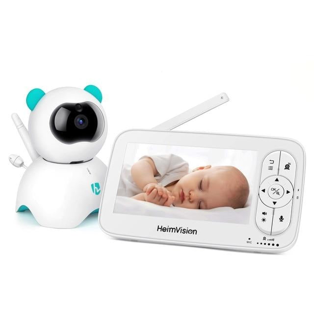 Multifunctional Rotate Baby Monitor | High-Quality Video Feed | Two-Way Audio - Baby Bundled