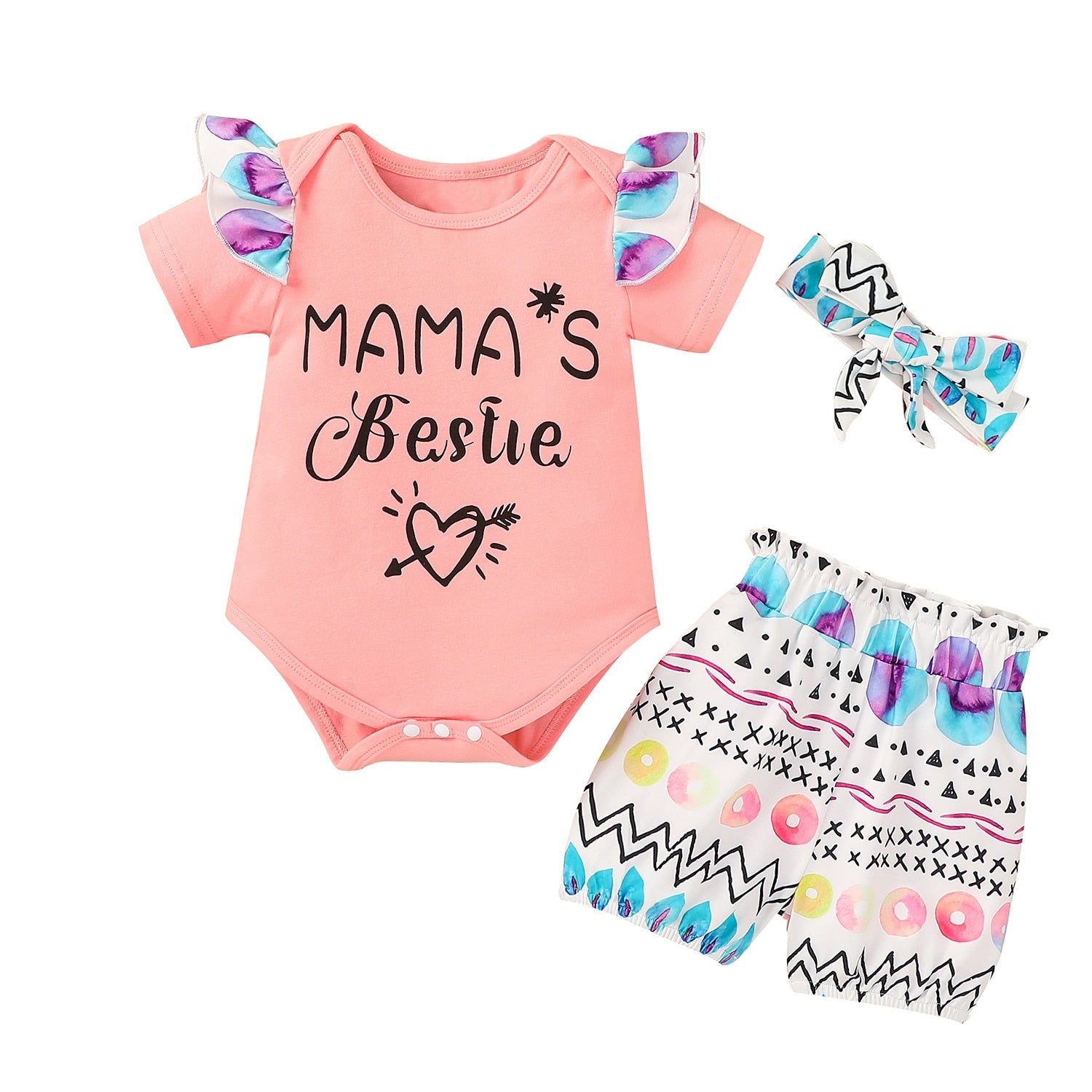 Bestie Shorts Set