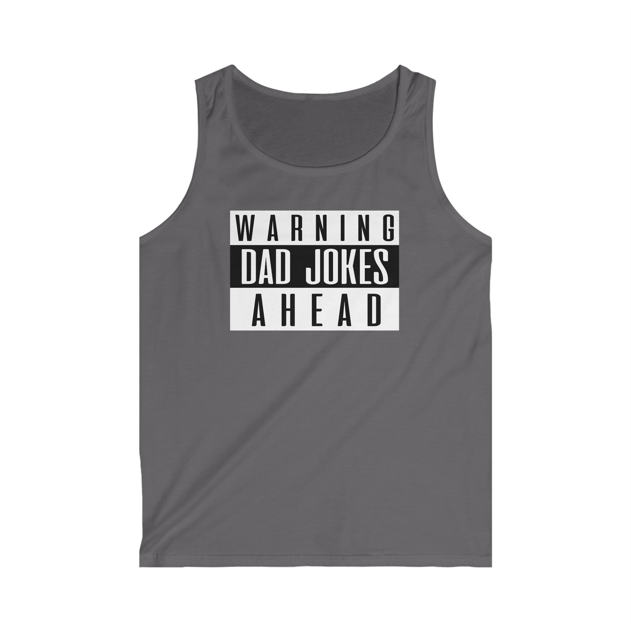 Warning Dad Jokes Ahead Men's Tank Top