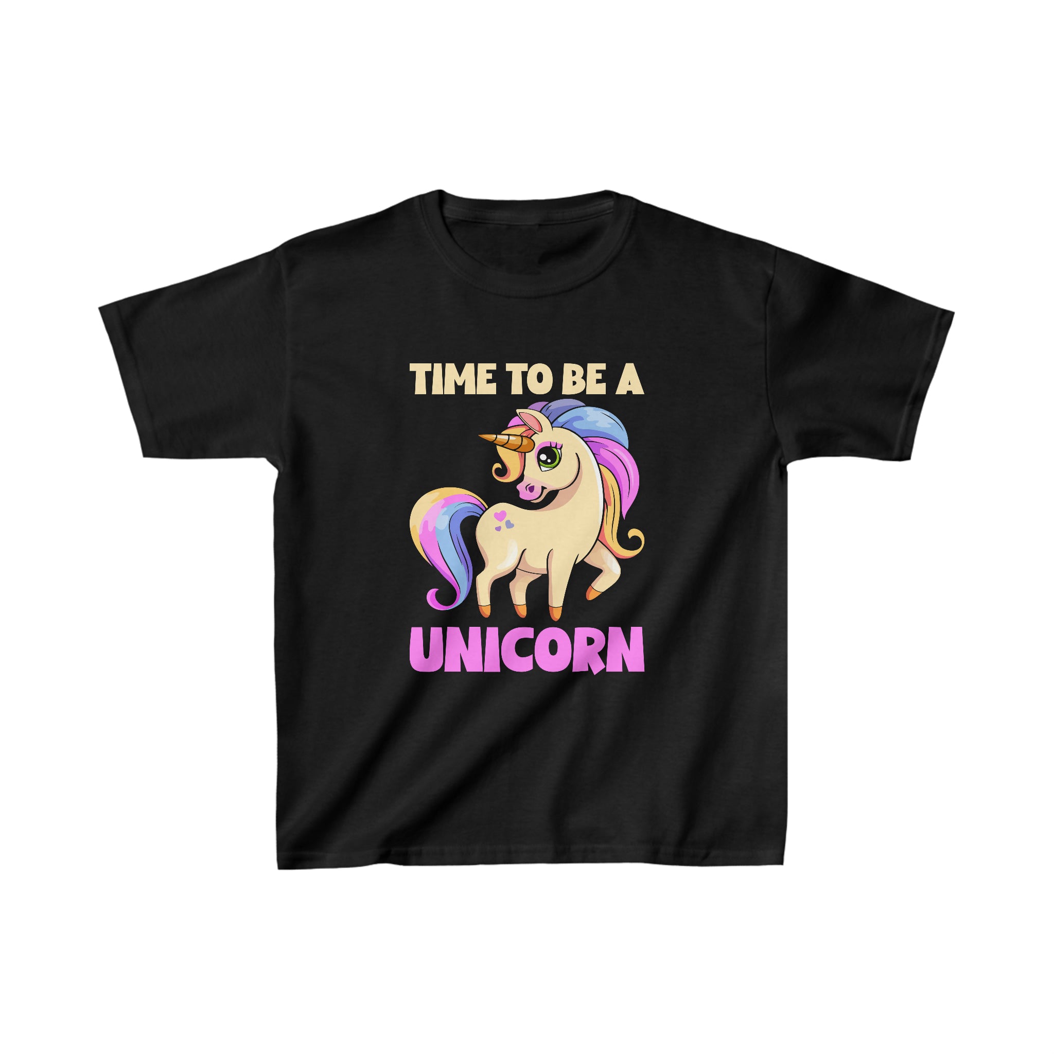 Time To Be A Unicorn Kids T-Shirt